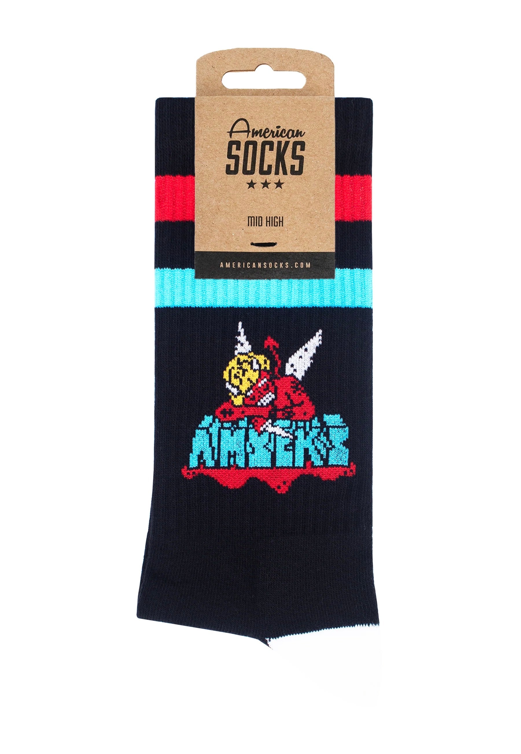 American Socks - Fallen Angel Mid High Black - Socks | Neutral-Image