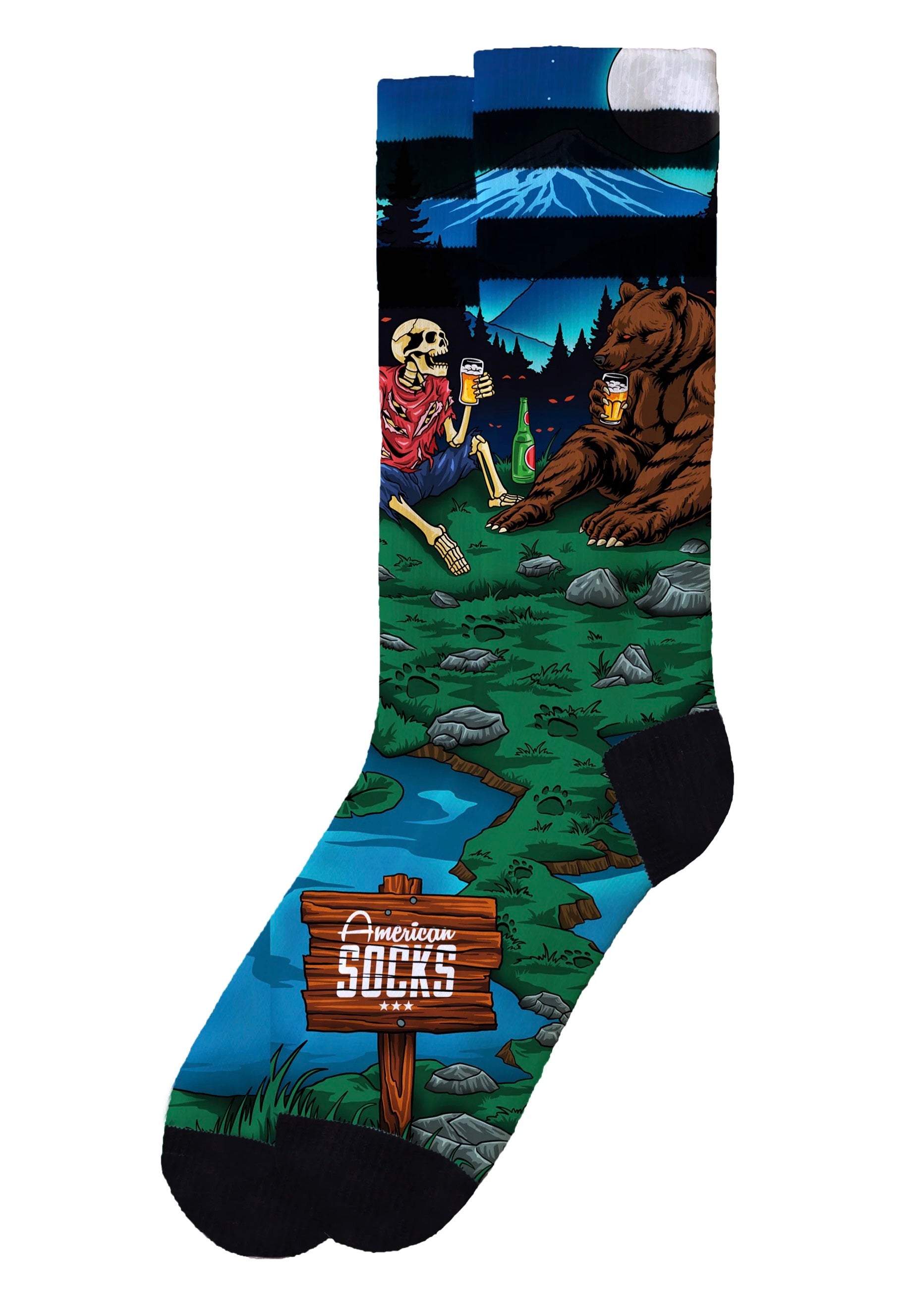 American Socks - Riverbank Pals Mid High - Socks | Neutral-Image