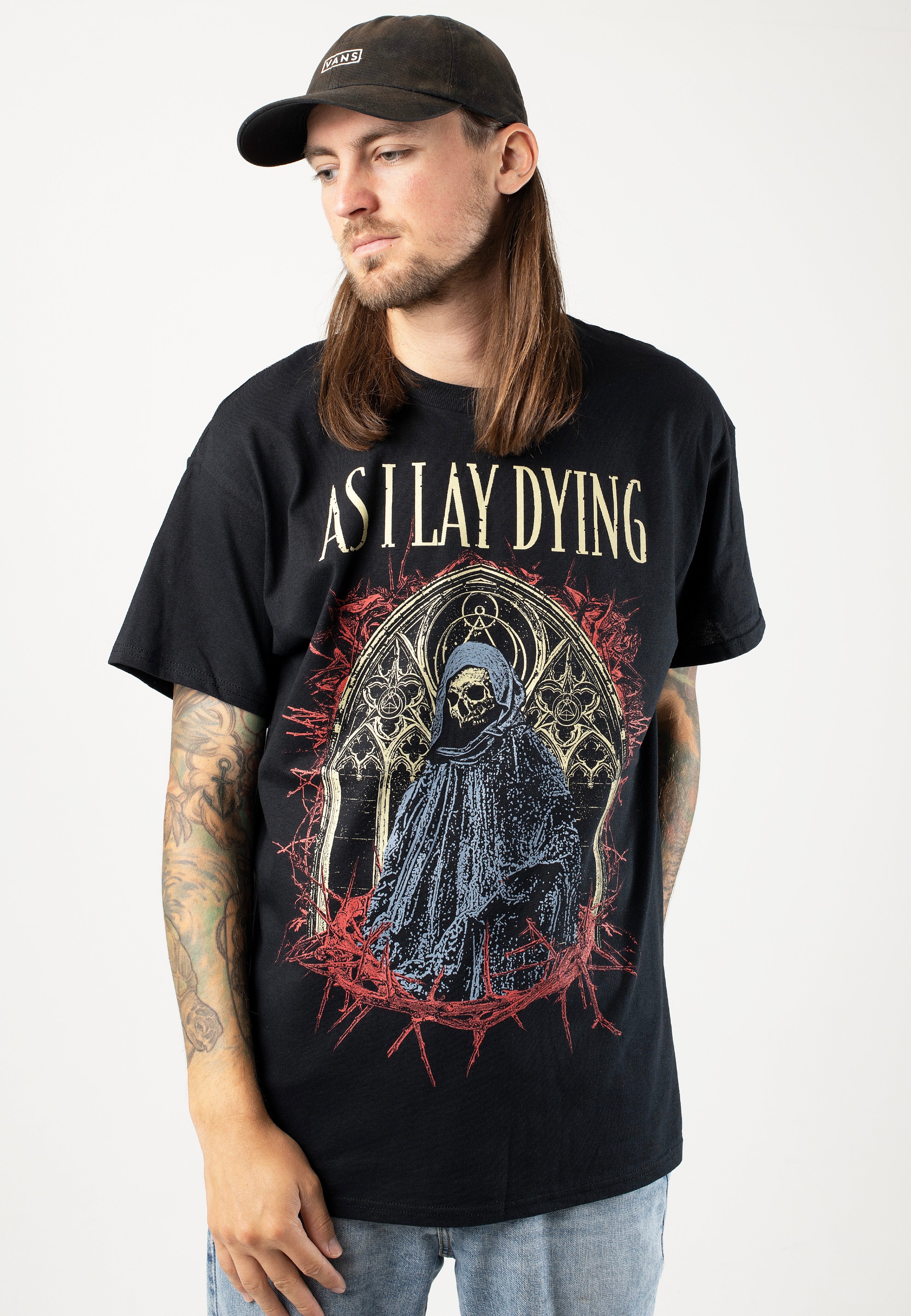 As I Lay Dying - Gothic Skull - T-Shirt | Men-Image