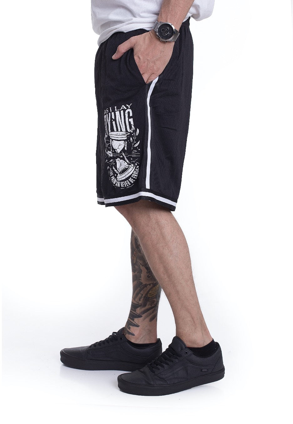 As I Lay Dying - Hourglass Striped - Shorts | Men-Image