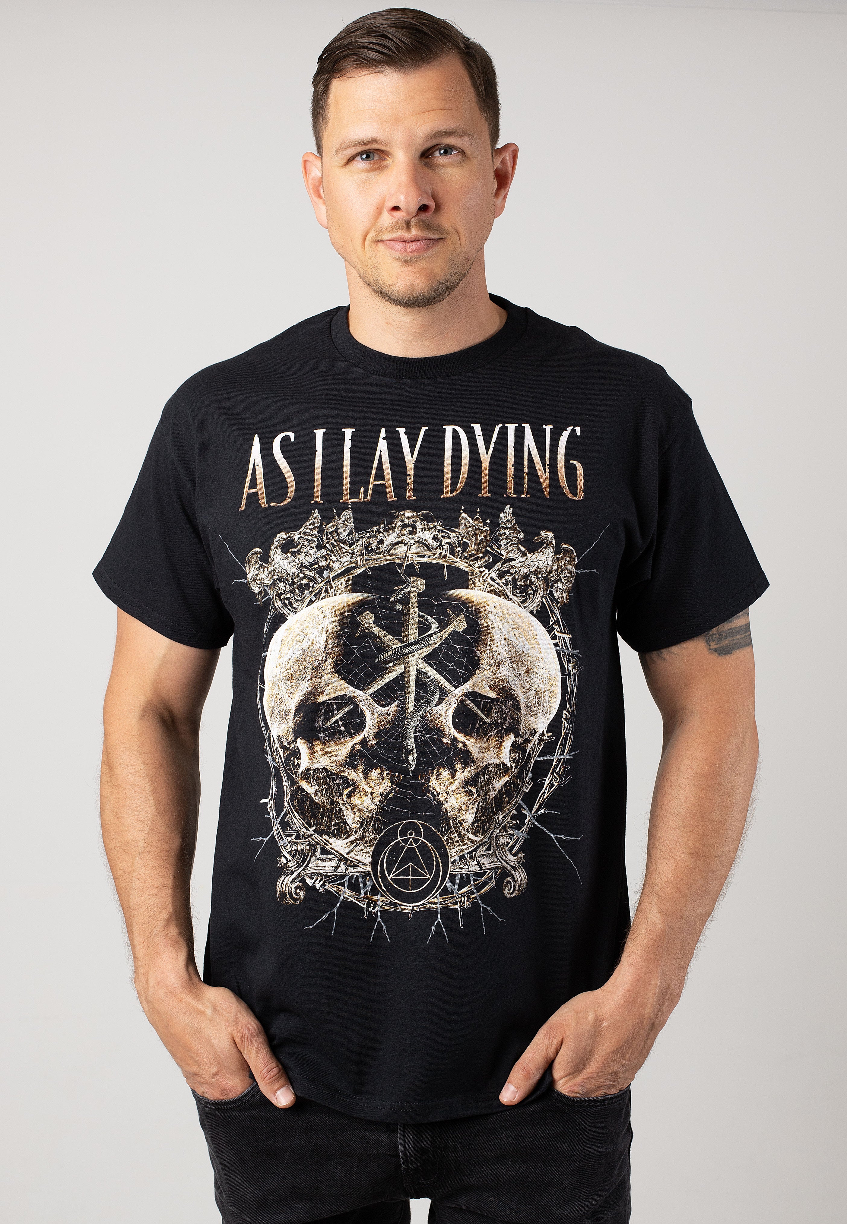 As I Lay Dying - Skulls And Nails - T-Shirt | Men-Image