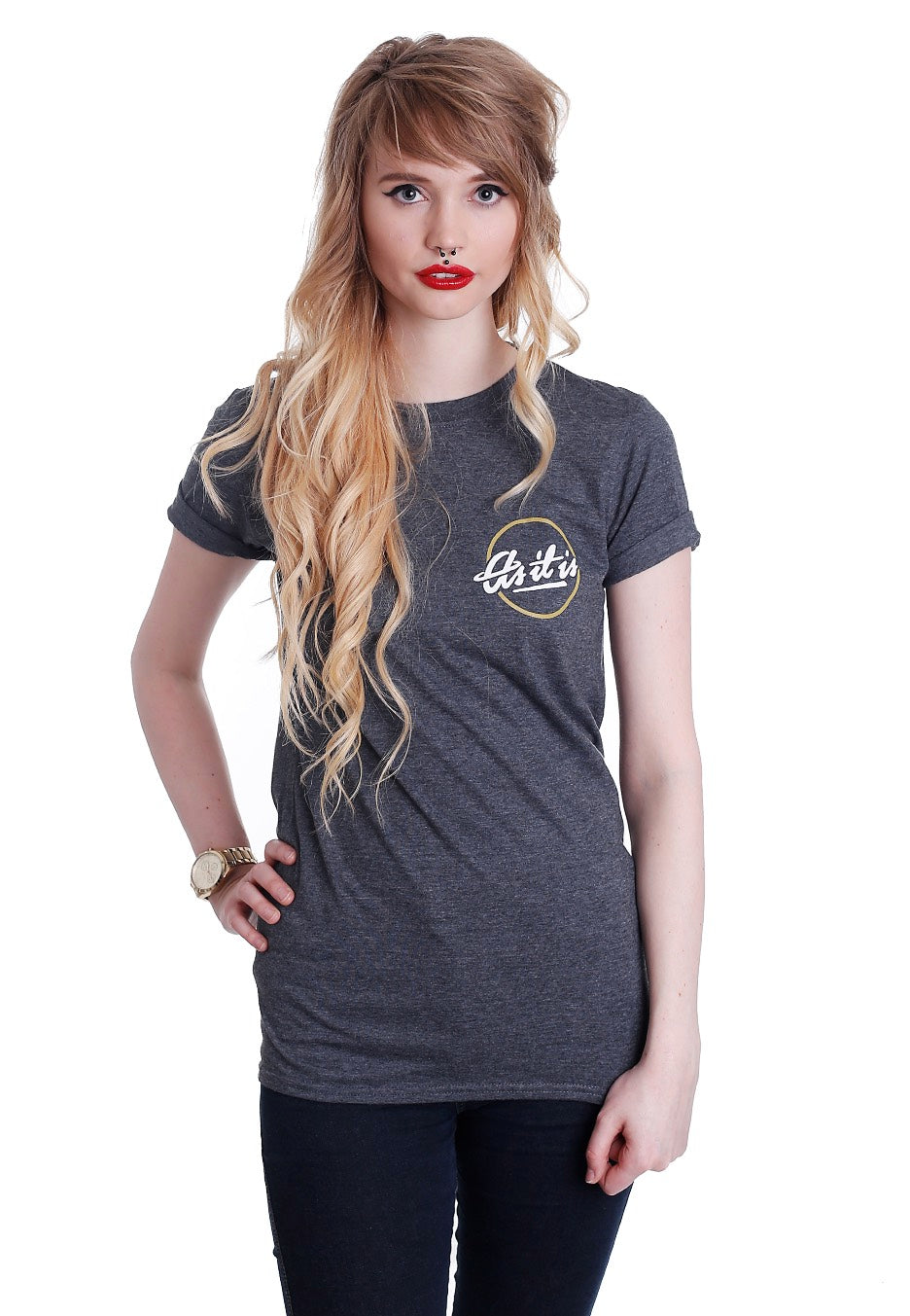 As It Is - Bomb Grey - T-Shirt | Women-Image