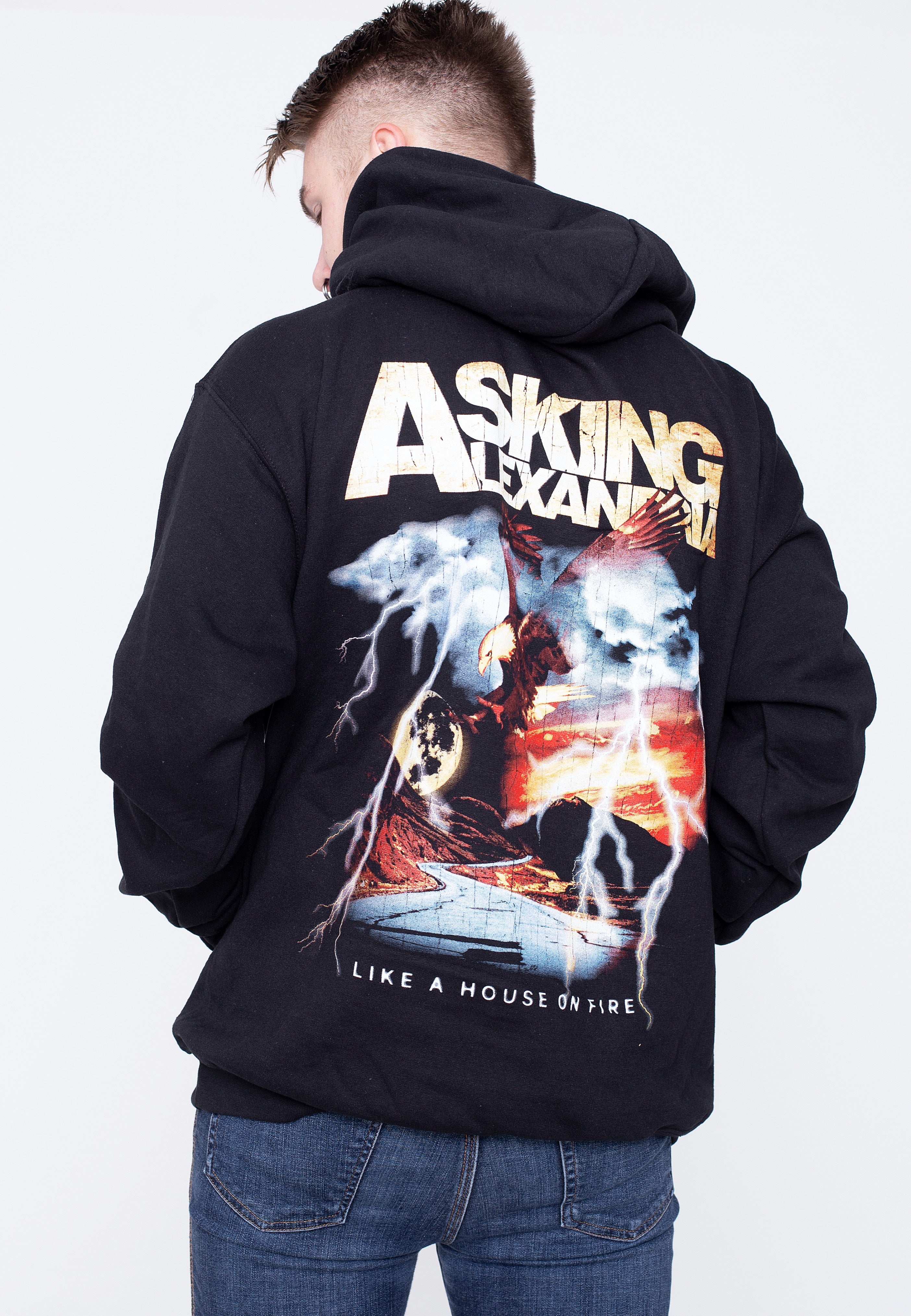 Asking Alexandria - Lightning Eagle - Hoodie | Men-Image