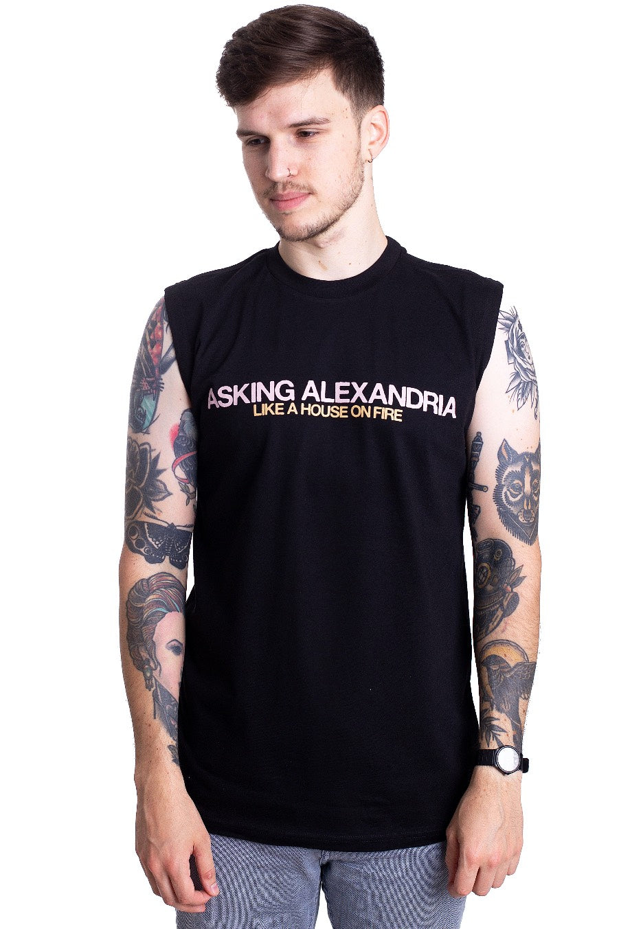 Asking Alexandria - Down To Hell - Sleeveless | Men-Image