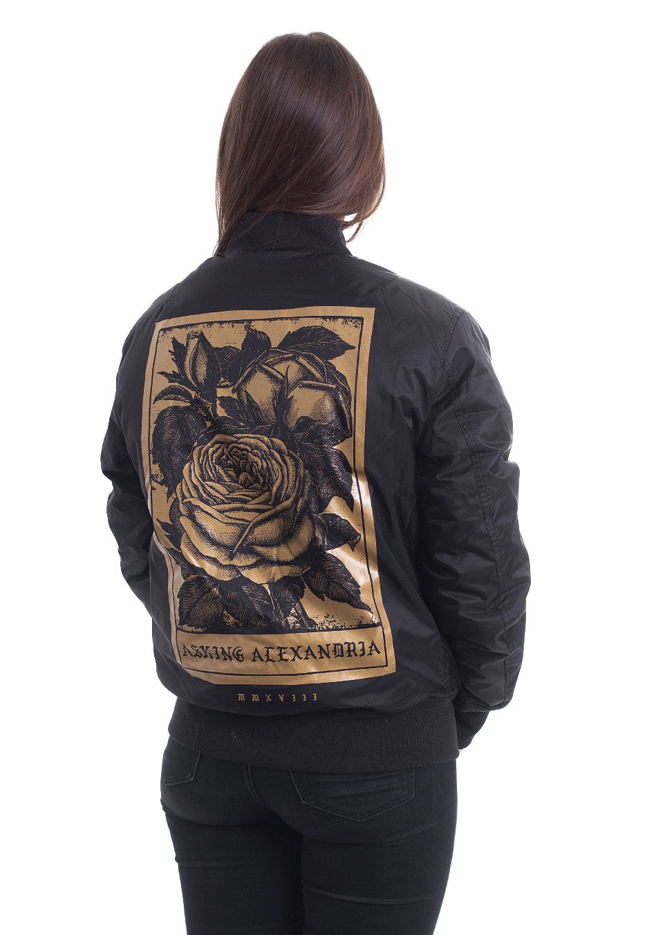 Asking Alexandria - Floral Box Bomber - Jacket | Women-Image