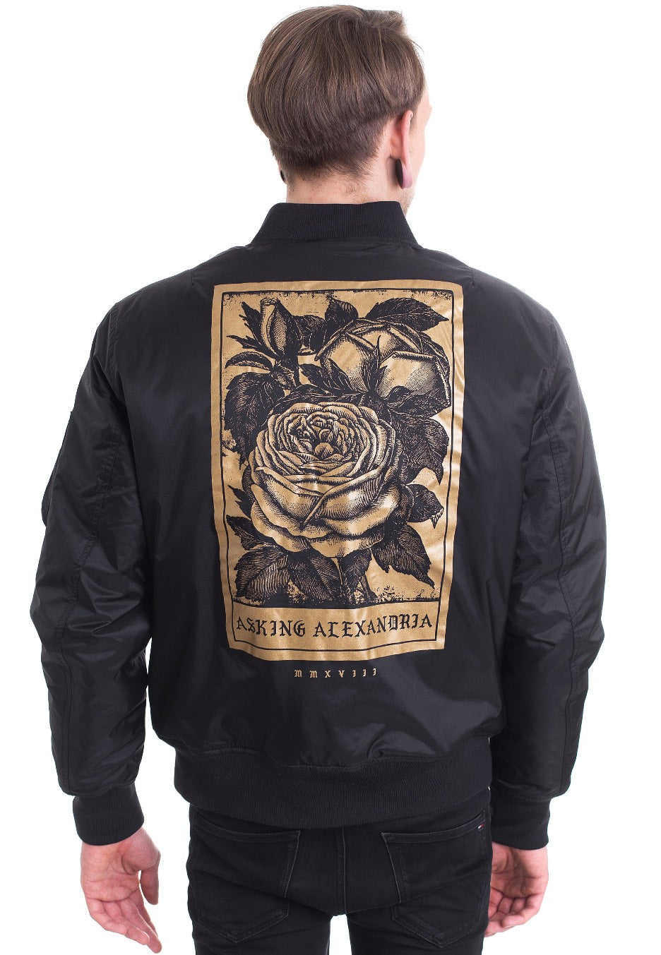 Asking Alexandria - Floral Box Bomber - Jacket | Men-Image