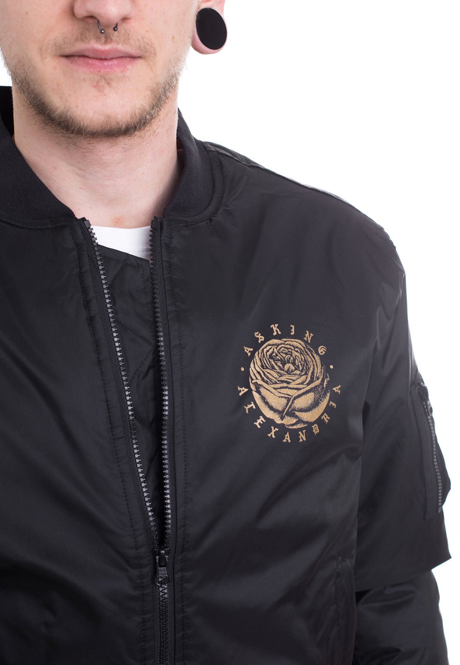 Asking Alexandria - Floral Box Bomber - Jacket | Men-Image