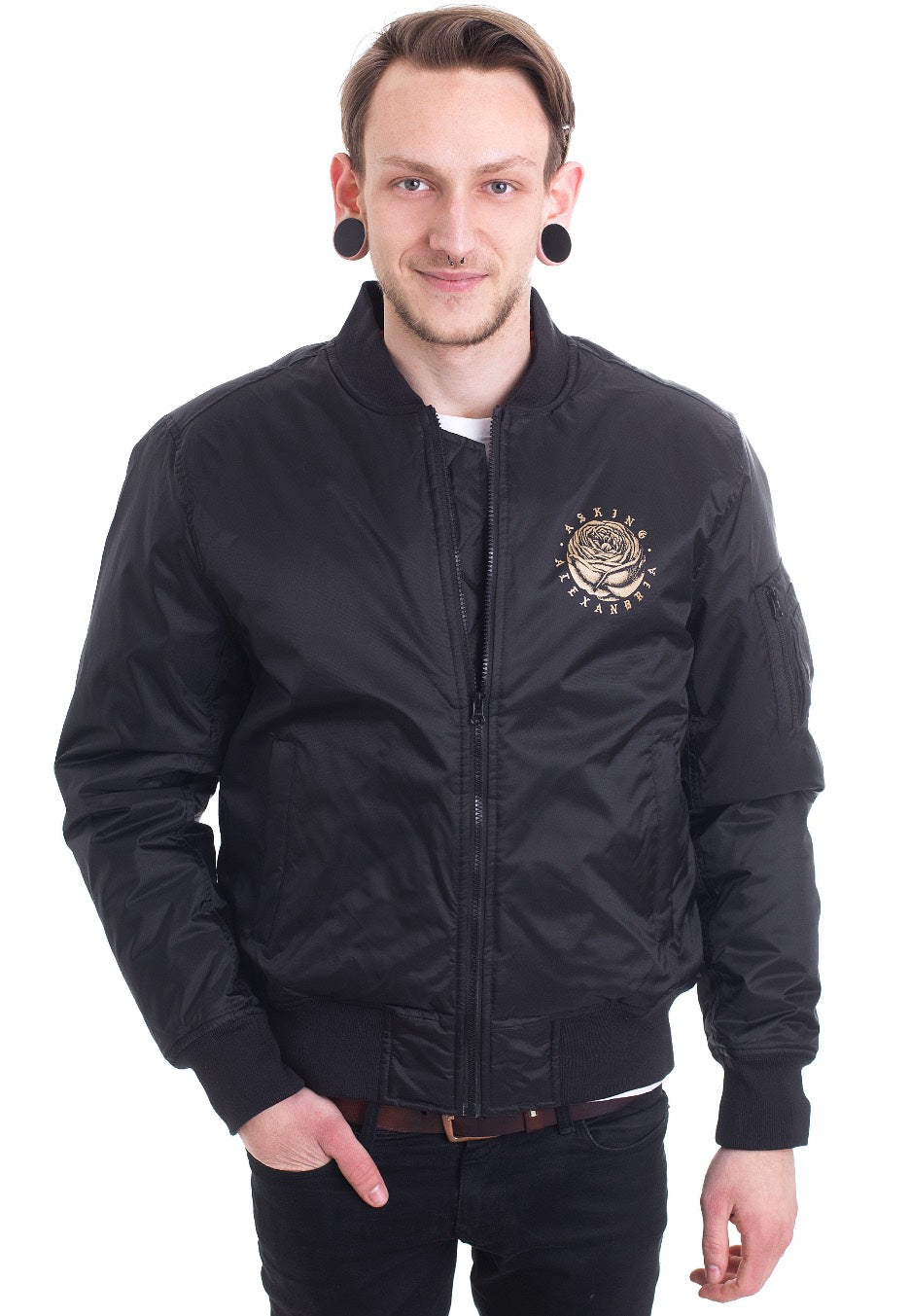 Asking Alexandria - Floral Box Bomber - Jacket | Men-Image