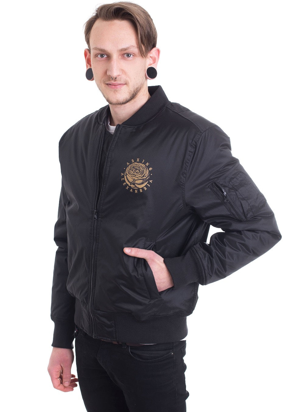 Asking Alexandria - Floral Box Bomber - Jacket | Men-Image