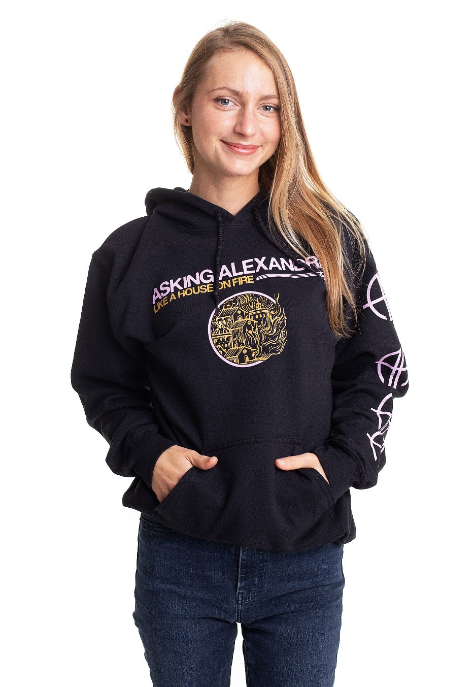 Asking Alexandria - House On Fire - Hoodie | Women-Image