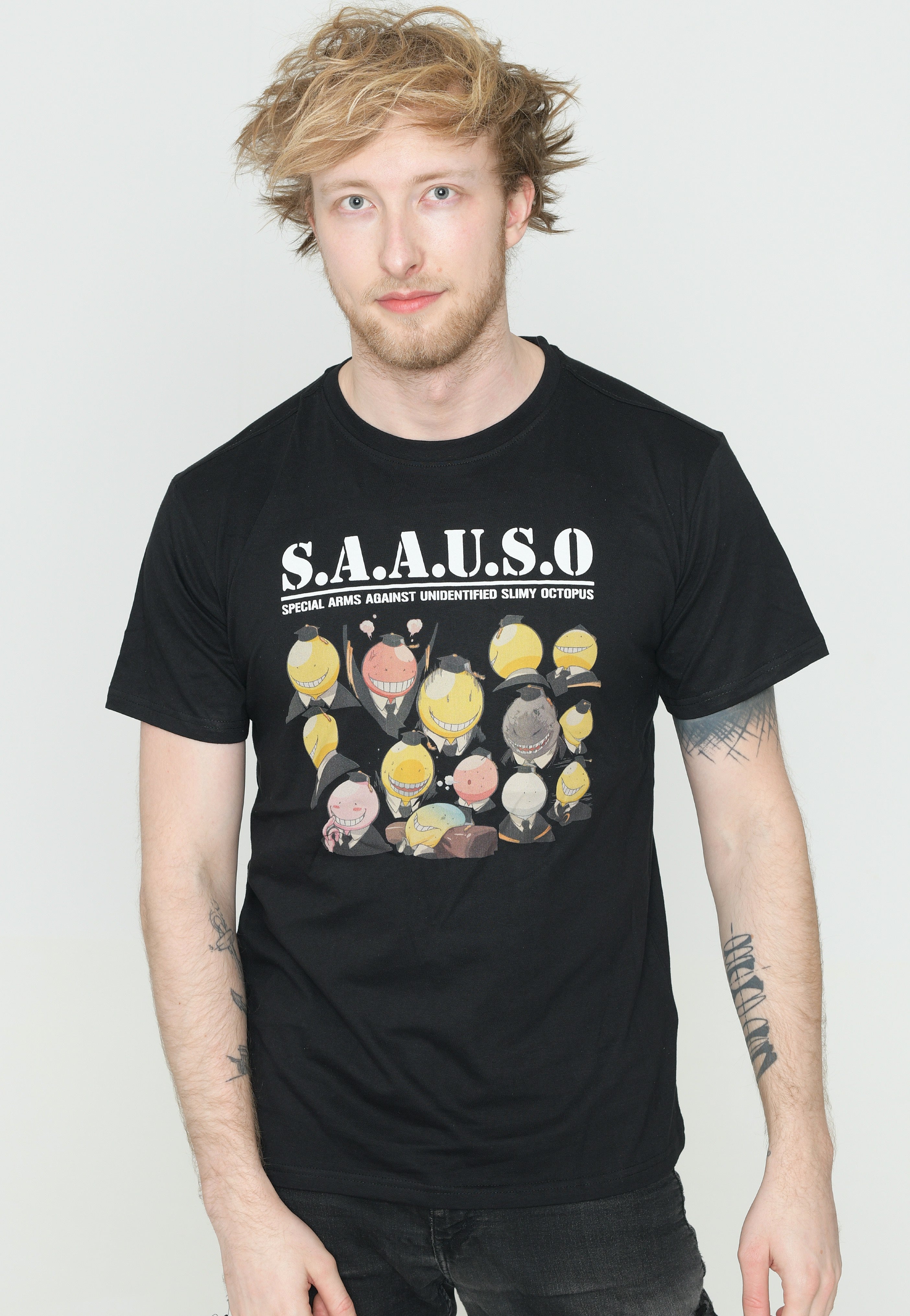 Assassination Classroom - S.A.A.U.S.O Faces - T-Shirt | Men-Image