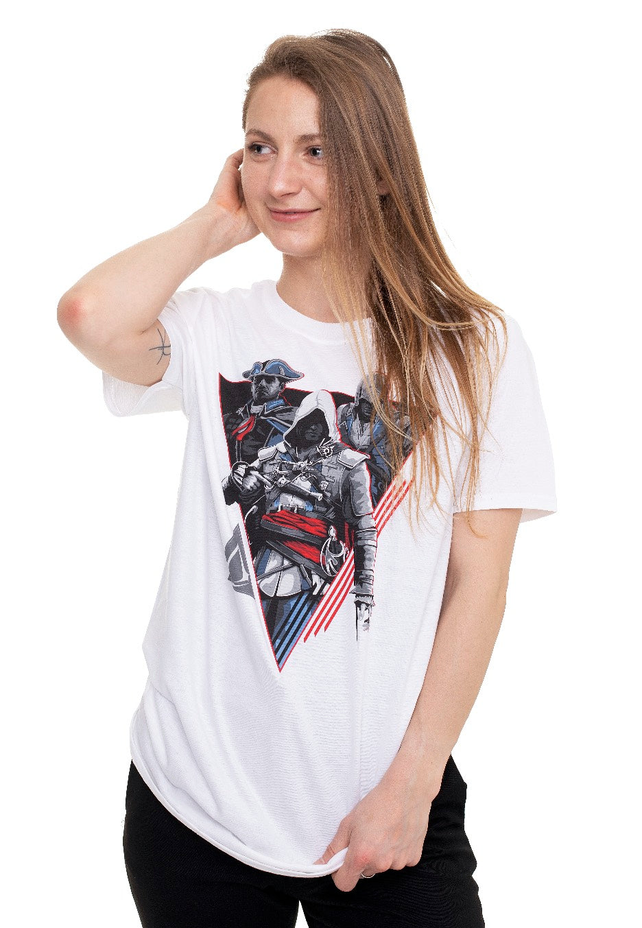 Assassins Creed - Linear White - T-Shirt | Women-Image