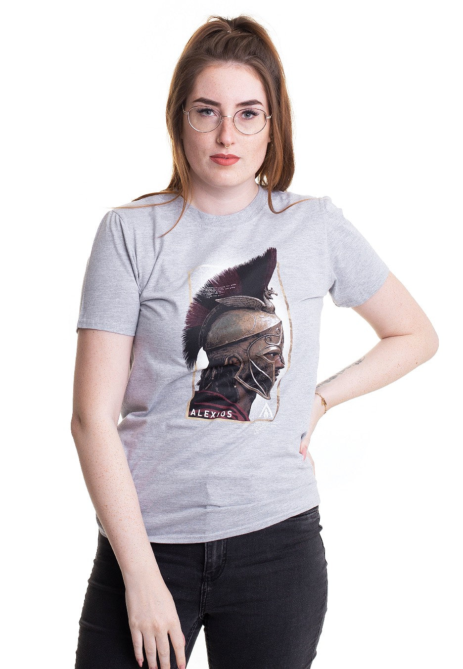 Assassins Creed - Odyssey Alexios Side Grey Melange - T-Shirt | Women-Image