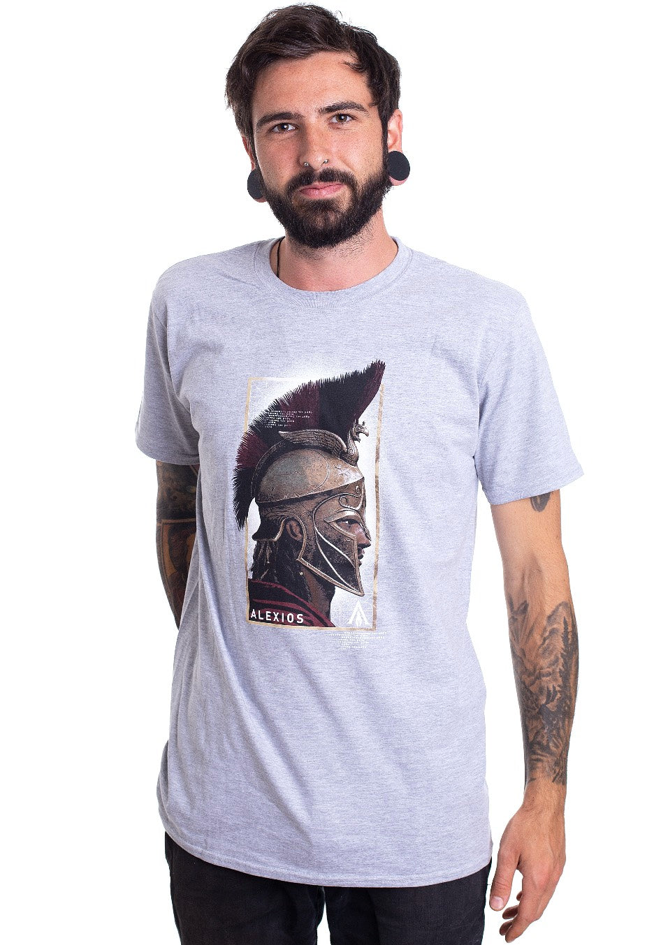 Assassins Creed - Odyssey Alexios Side Grey Melange - T-Shirt | Men-Image