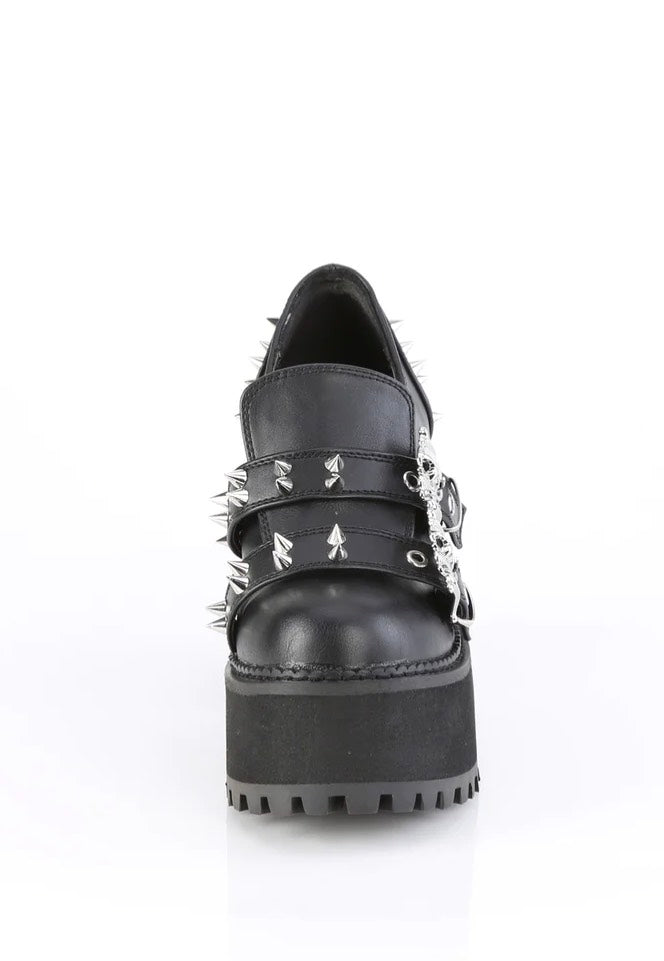 DemoniaCult - Assault 38 Black - Heels | Women-Image