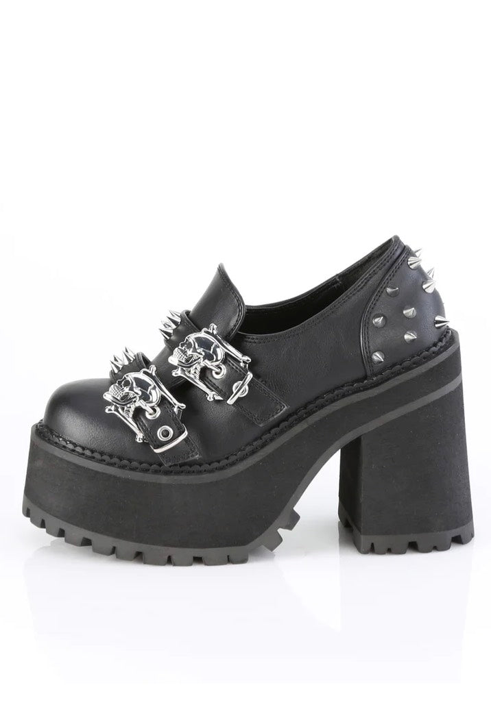 DemoniaCult - Assault 38 Black - Heels | Women-Image