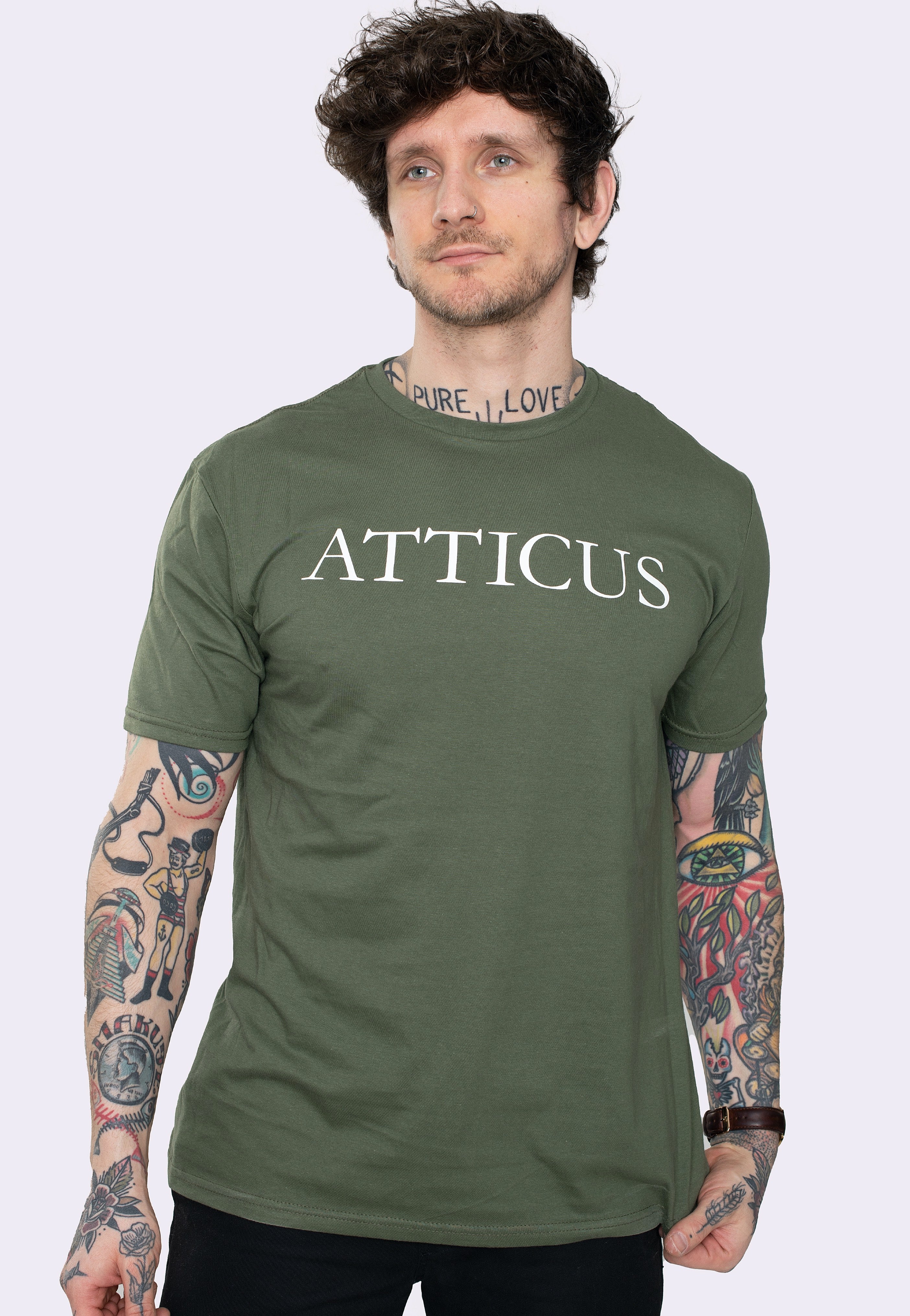 Atticus - Logo Olive - T-Shirt | Men-Image