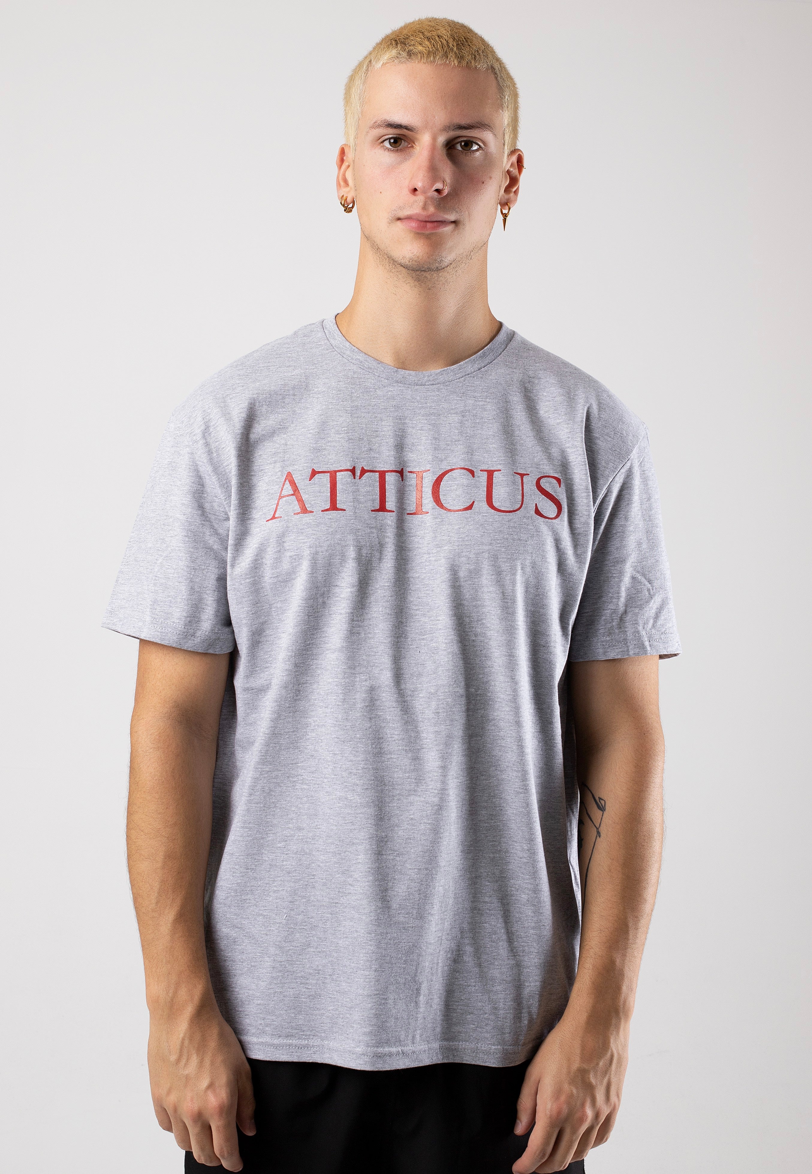 Atticus - Atticus Logo Heather Grey - T-Shirt | Men-Image