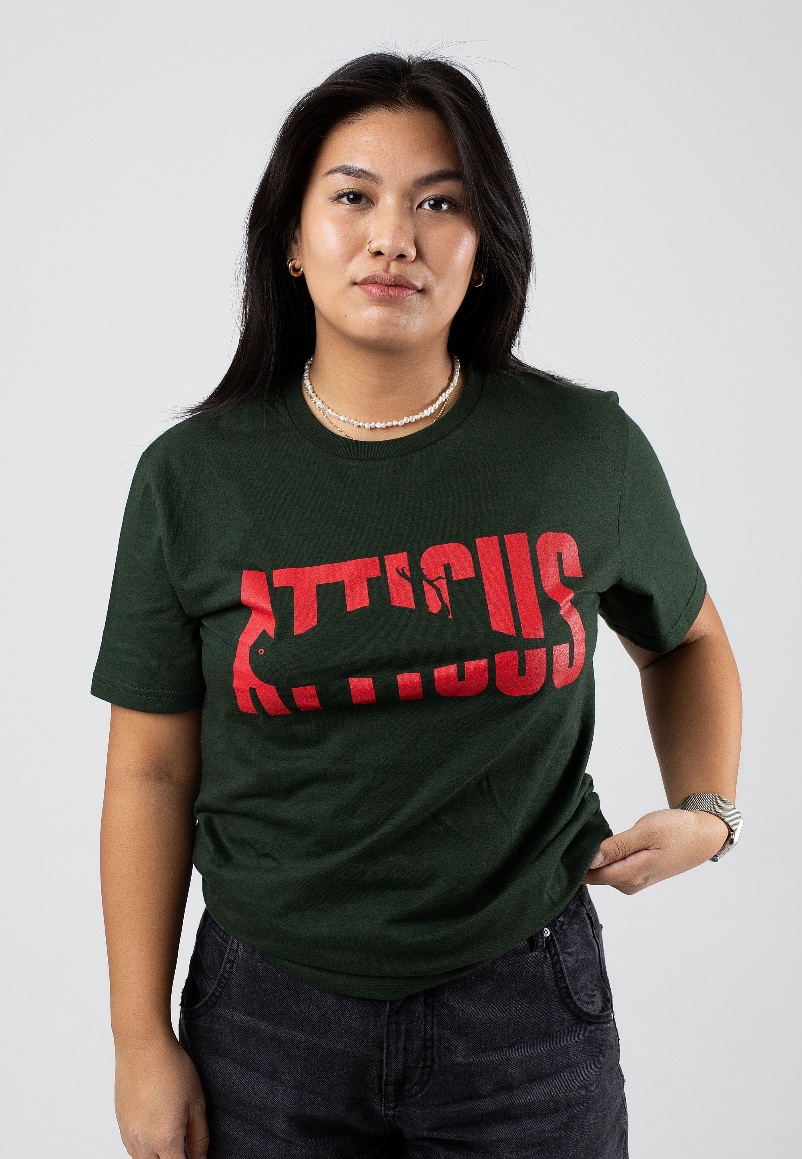 Atticus - Atticus Punch Forest Green - T-Shirt | Women-Image