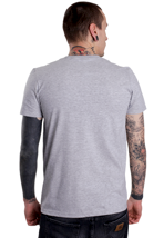 Atticus - Bird Heather Grey/Black - T-Shirt | Men-Image