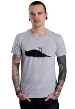 Atticus - Bird Heather Grey/Black - T-Shirt | Men-Image