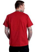 Atticus - Bird Maroon/White - T-Shirt | Men-Image