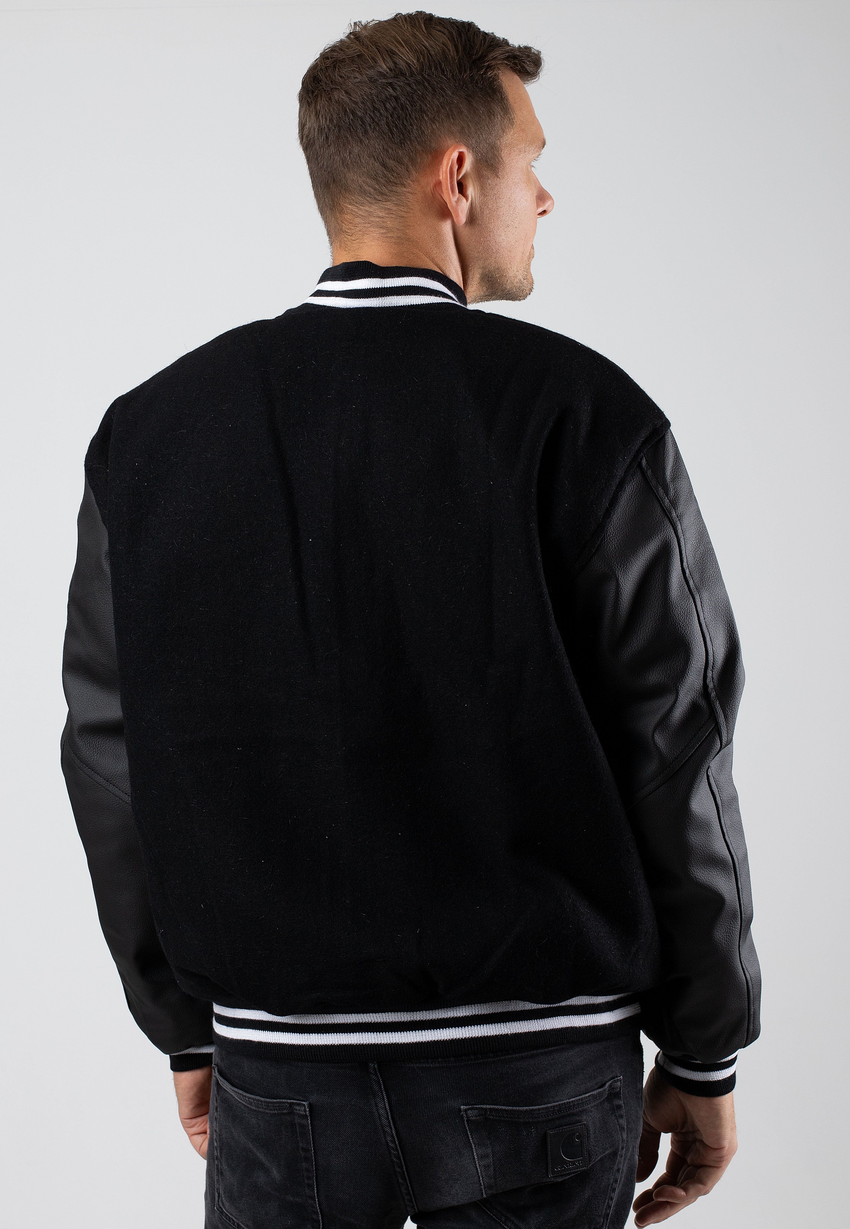 Atticus - Varsity Black - College Jacket | Men-Image