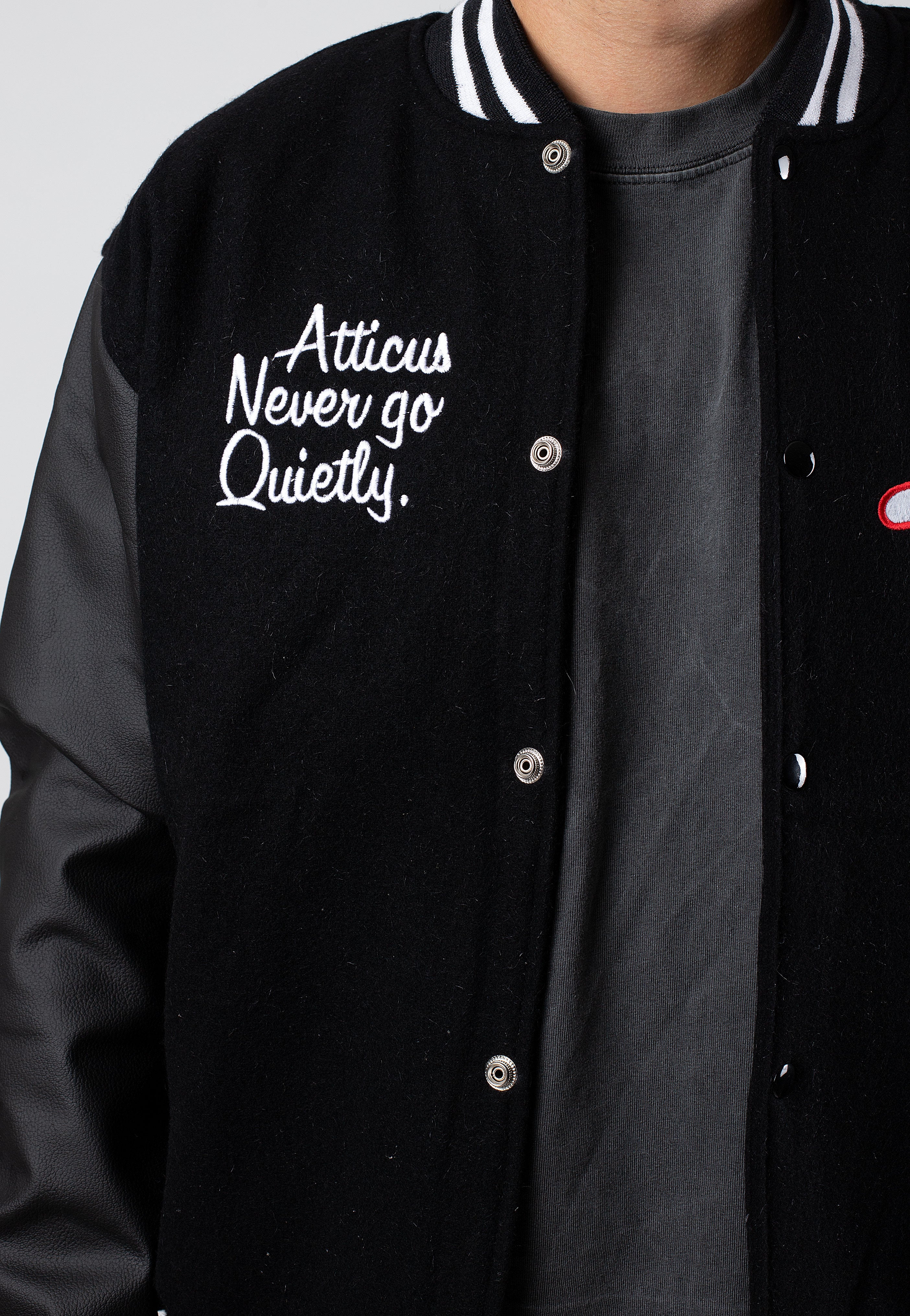 Atticus - Varsity Black - College Jacket | Men-Image