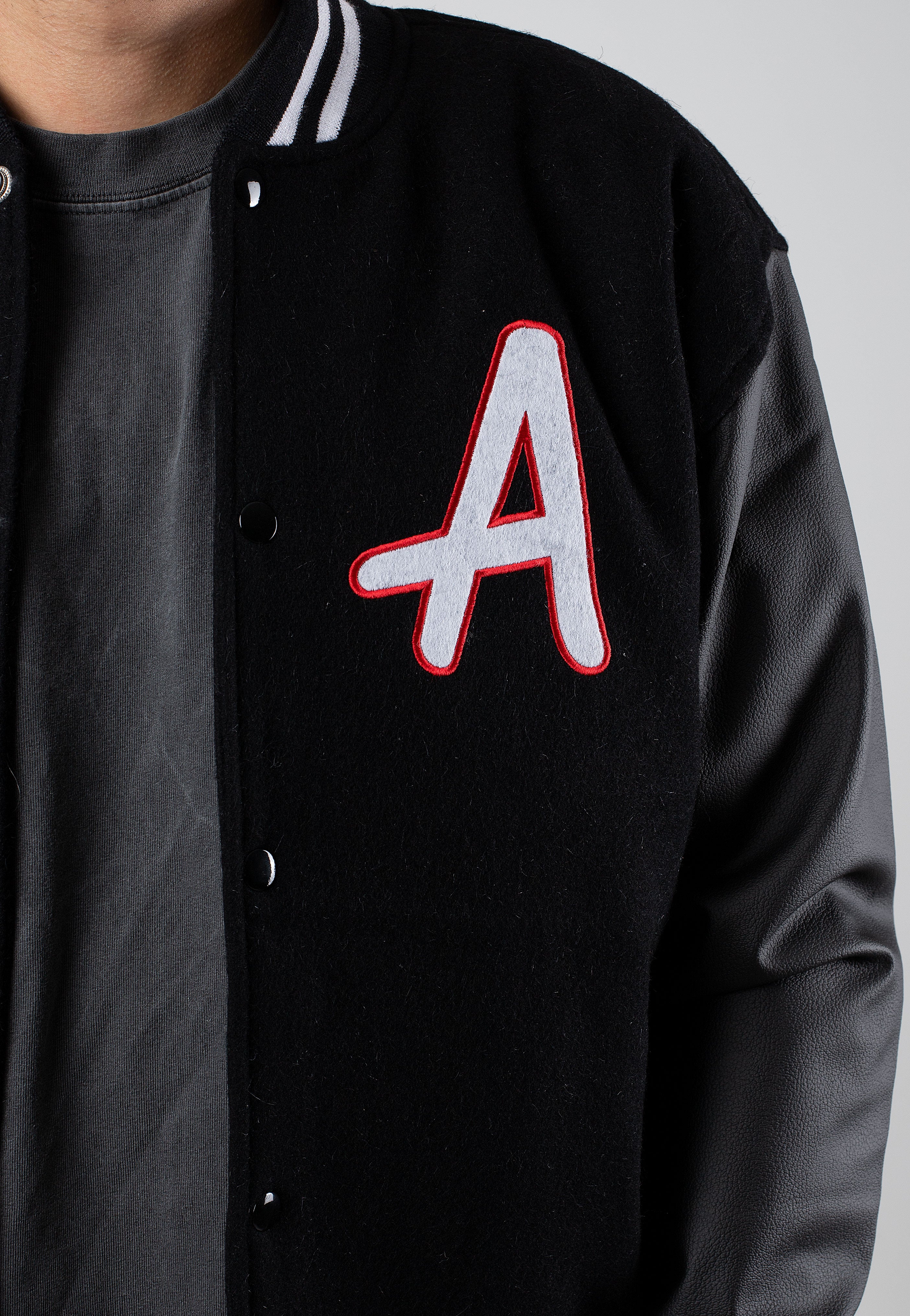 Atticus - Varsity Black - College Jacket | Men-Image