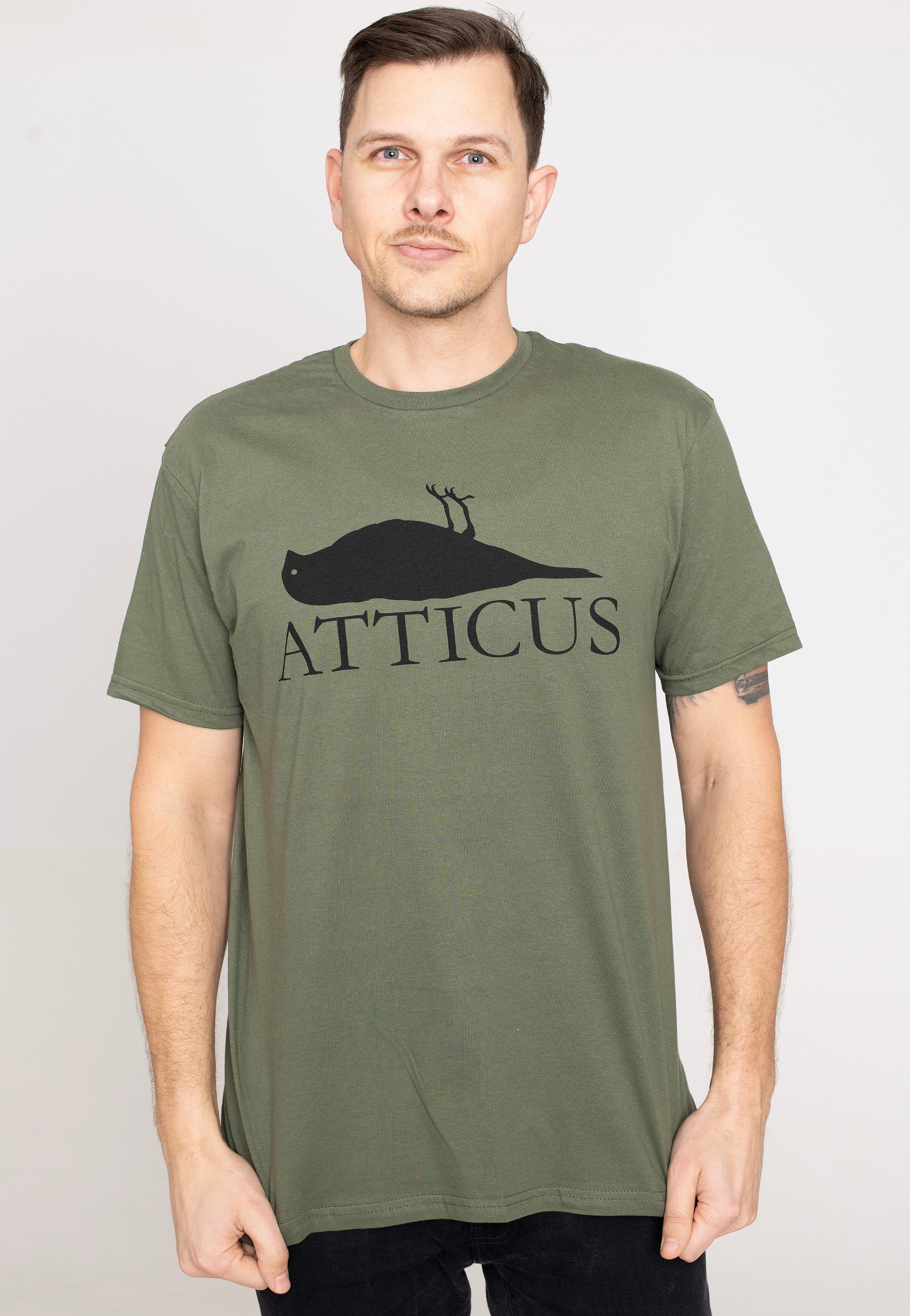 Atticus - Brand Logo Green - T-Shirt | Men-Image