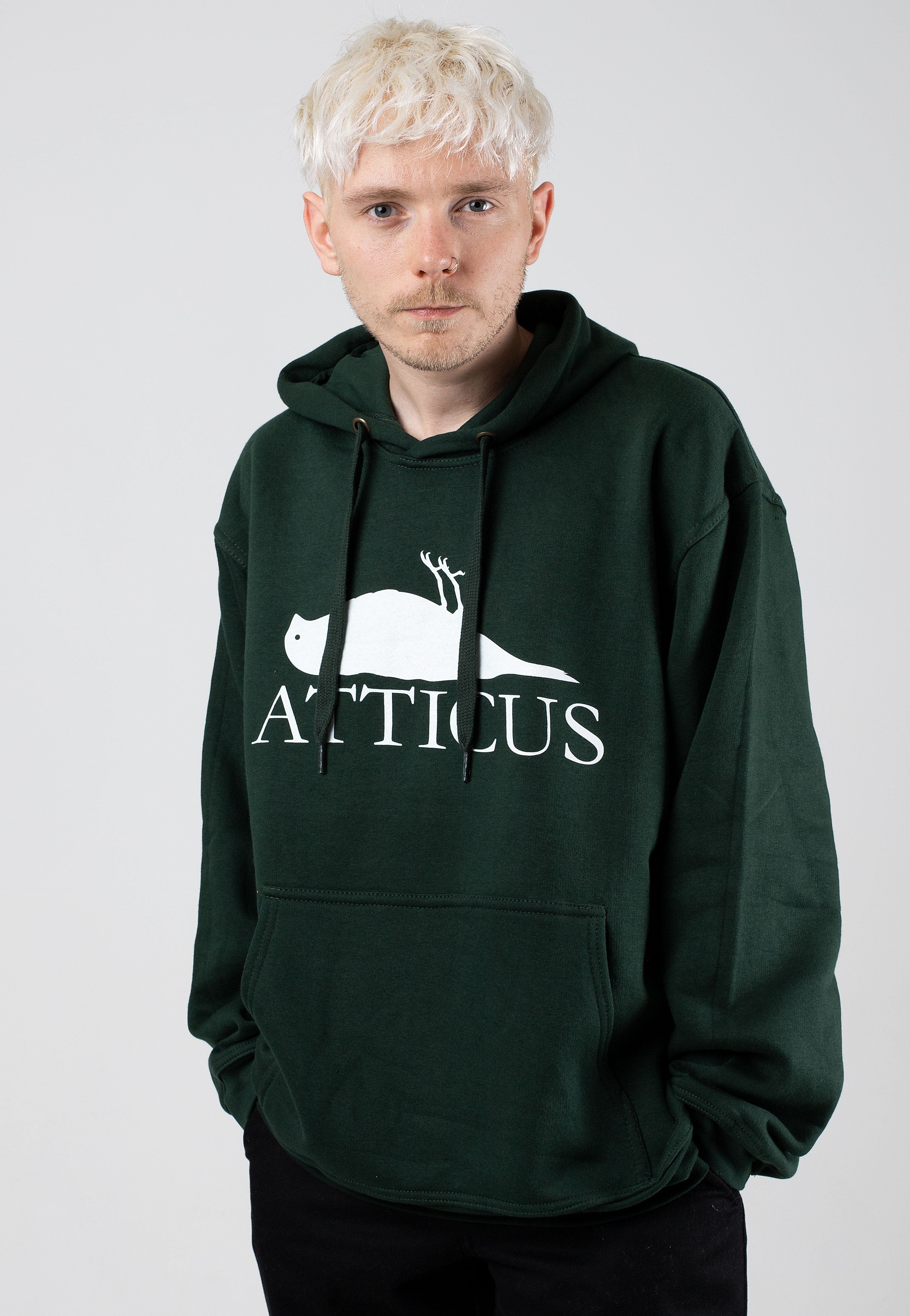 Atticus - Brand Logo Hunter Green - Hoodie | Men-Image