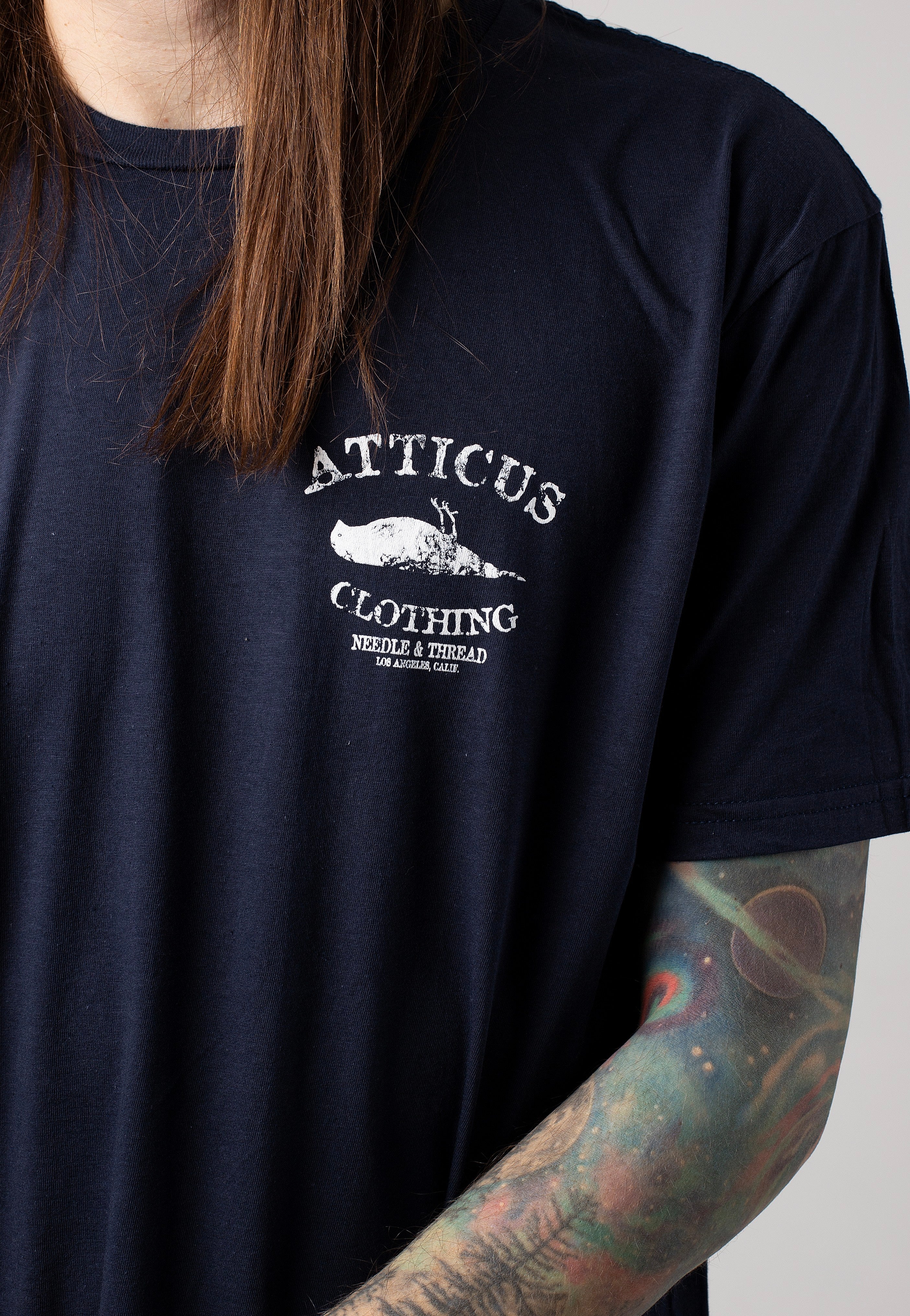 Atticus - Distinction Navy - T-Shirt | Men-Image