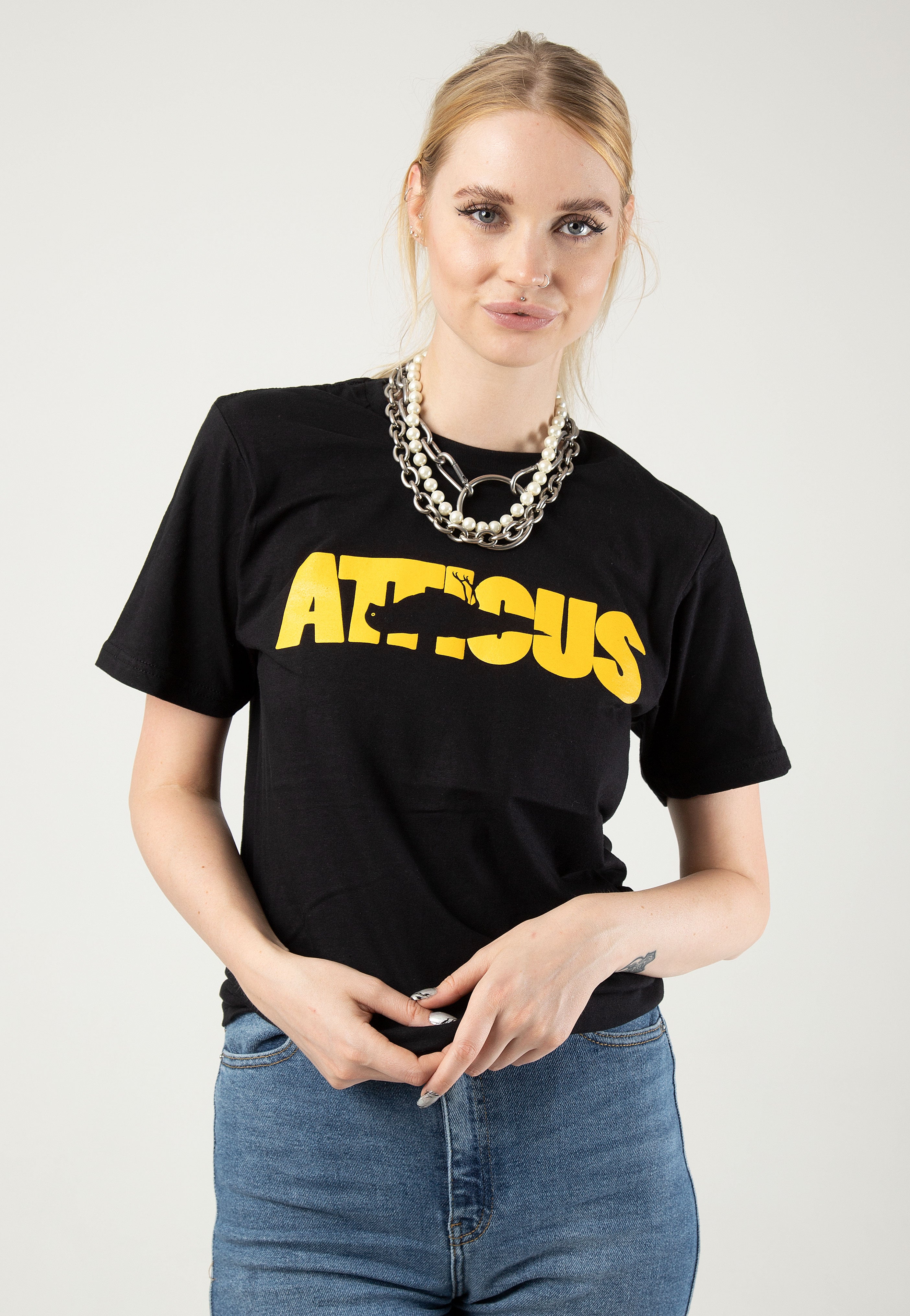 Atticus - Front Black - T-Shirt | Women-Image