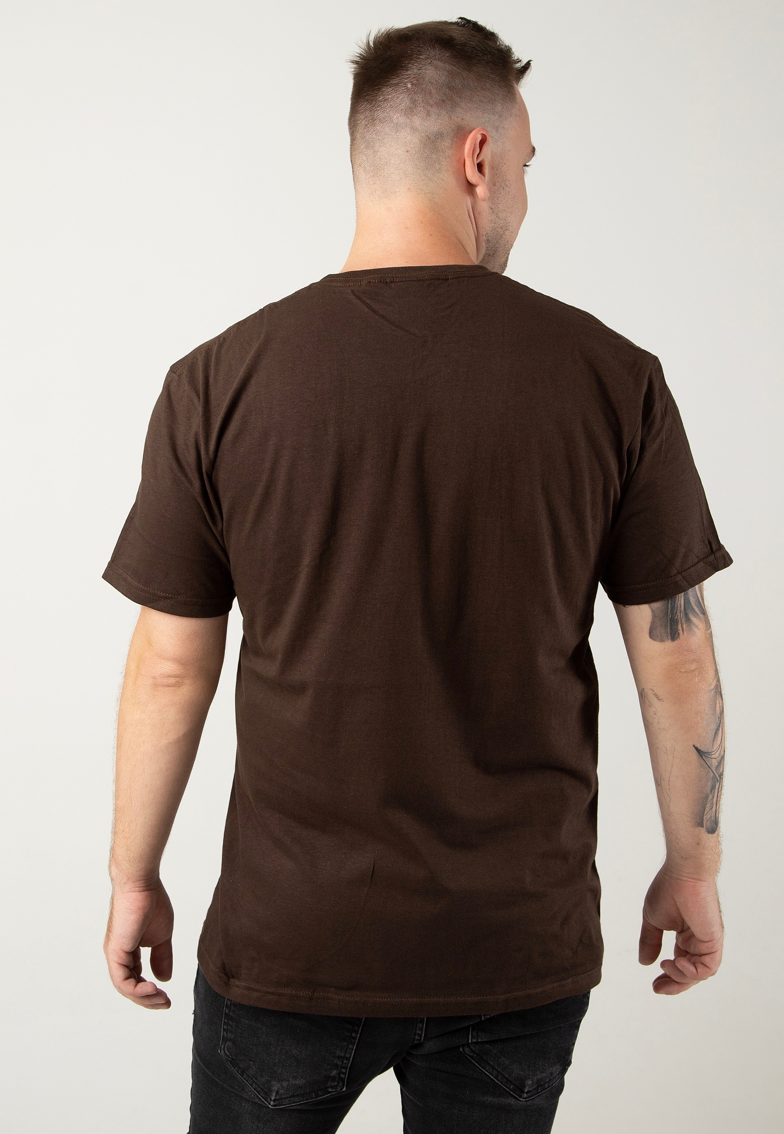 Atticus - Front Dark Chocolate - T-Shirt | Men-Image