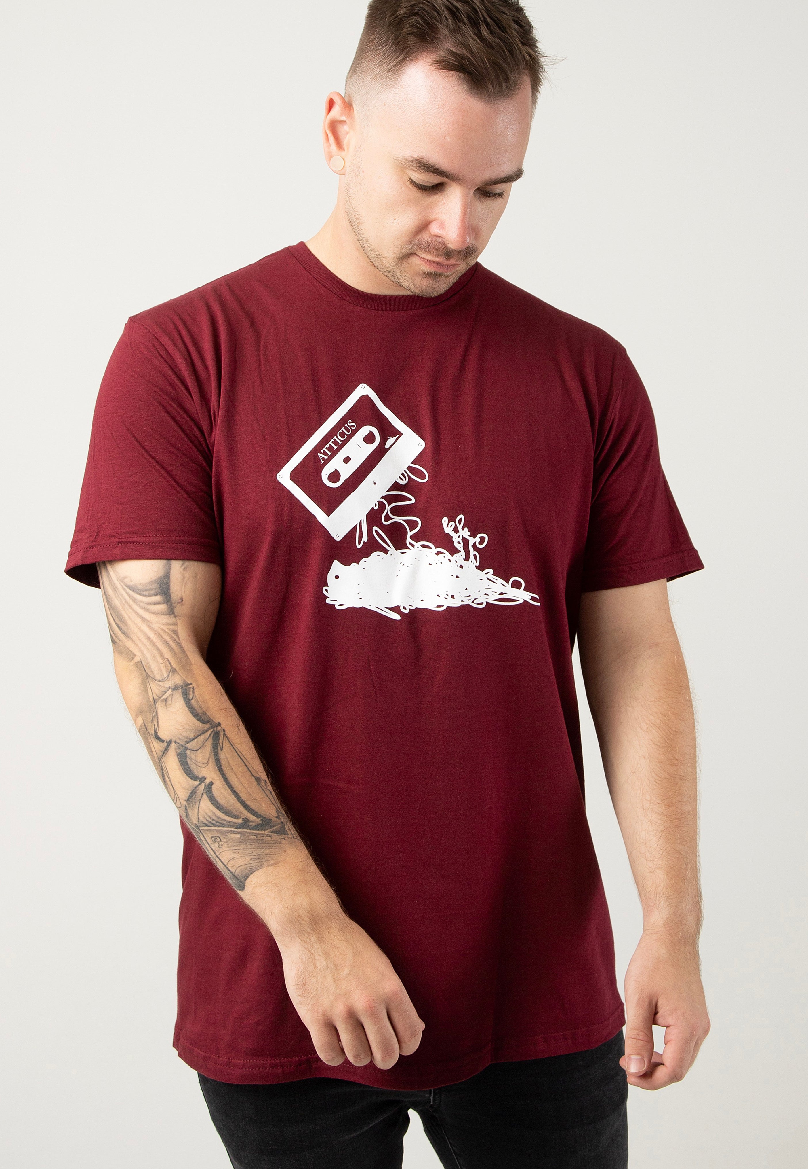 Atticus - Hometaping Maroon - T-Shirt | Men-Image