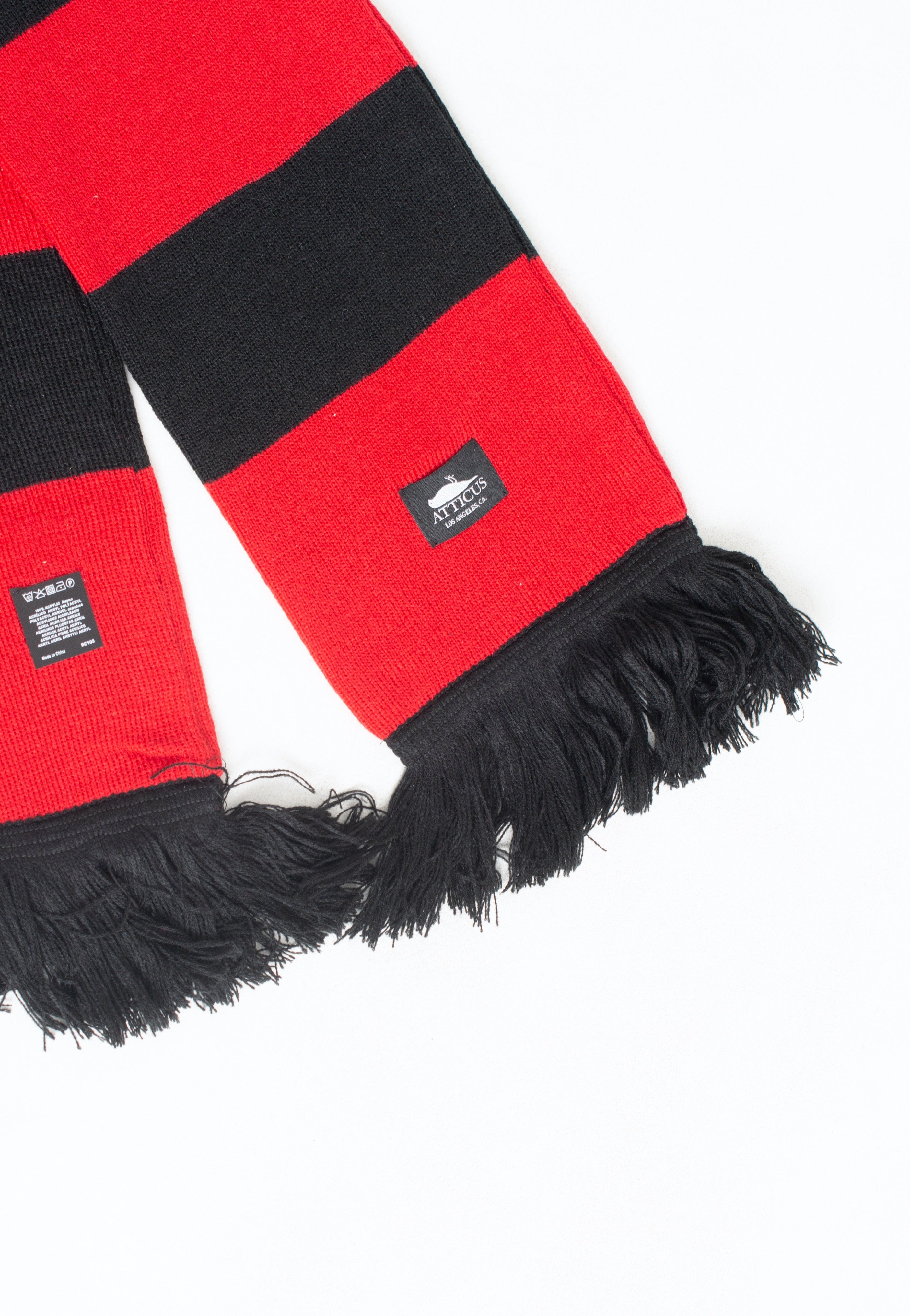 Atticus - Huston Black/Red - Scarf | Neutral-Image