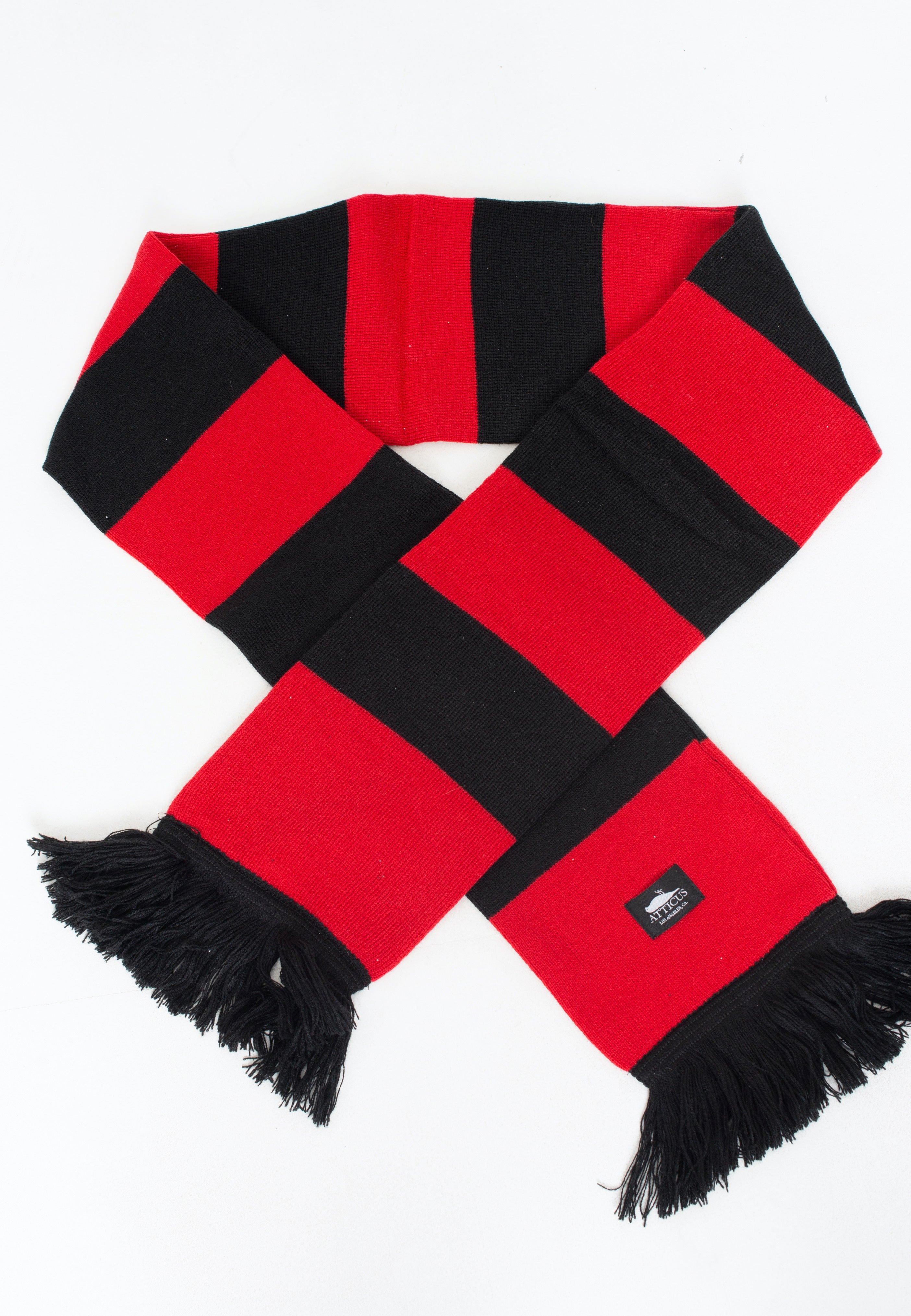 Atticus - Huston Black/Red - Scarf | Neutral-Image