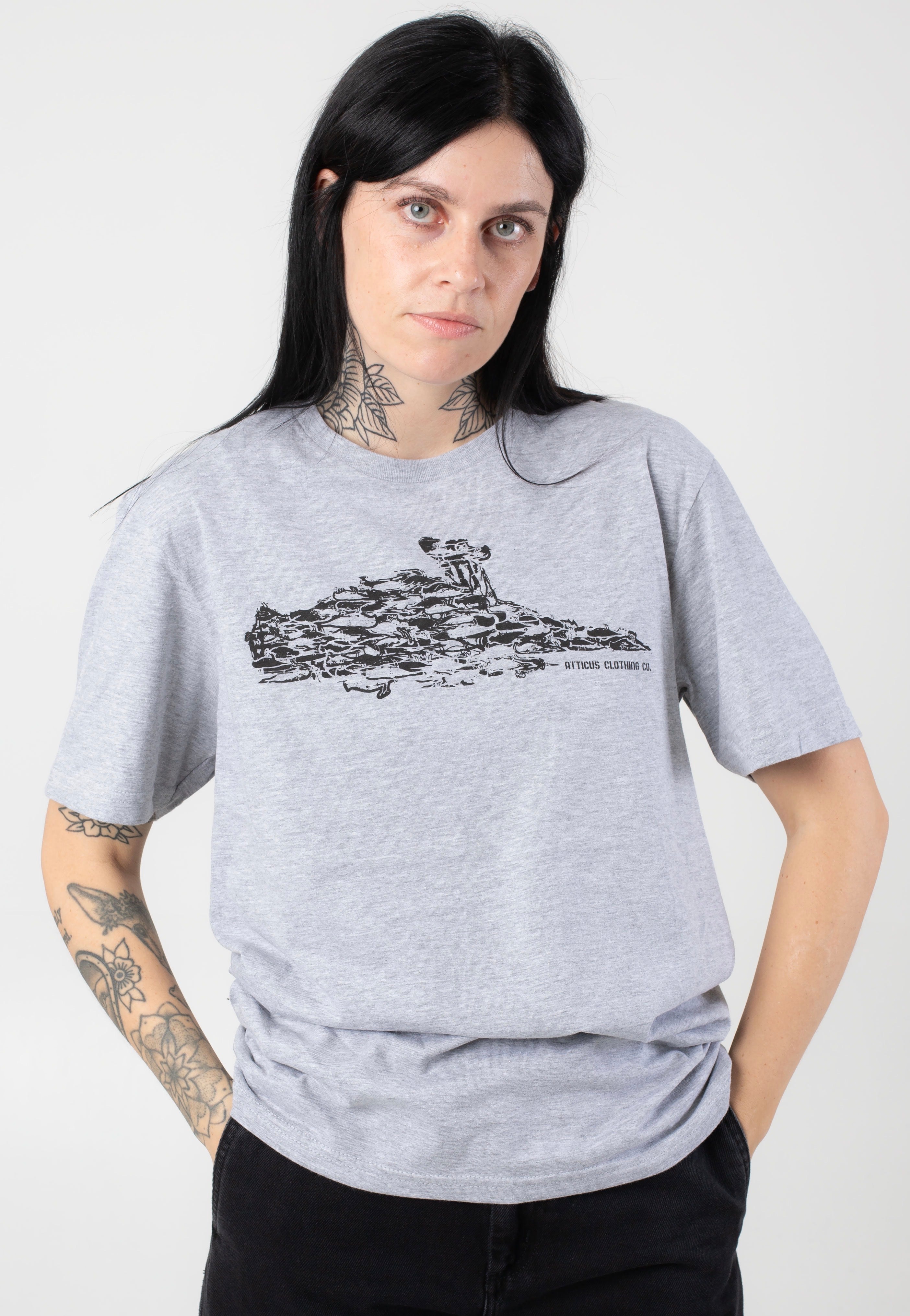 Atticus - Mess Heather Grey - T-Shirt | Women-Image