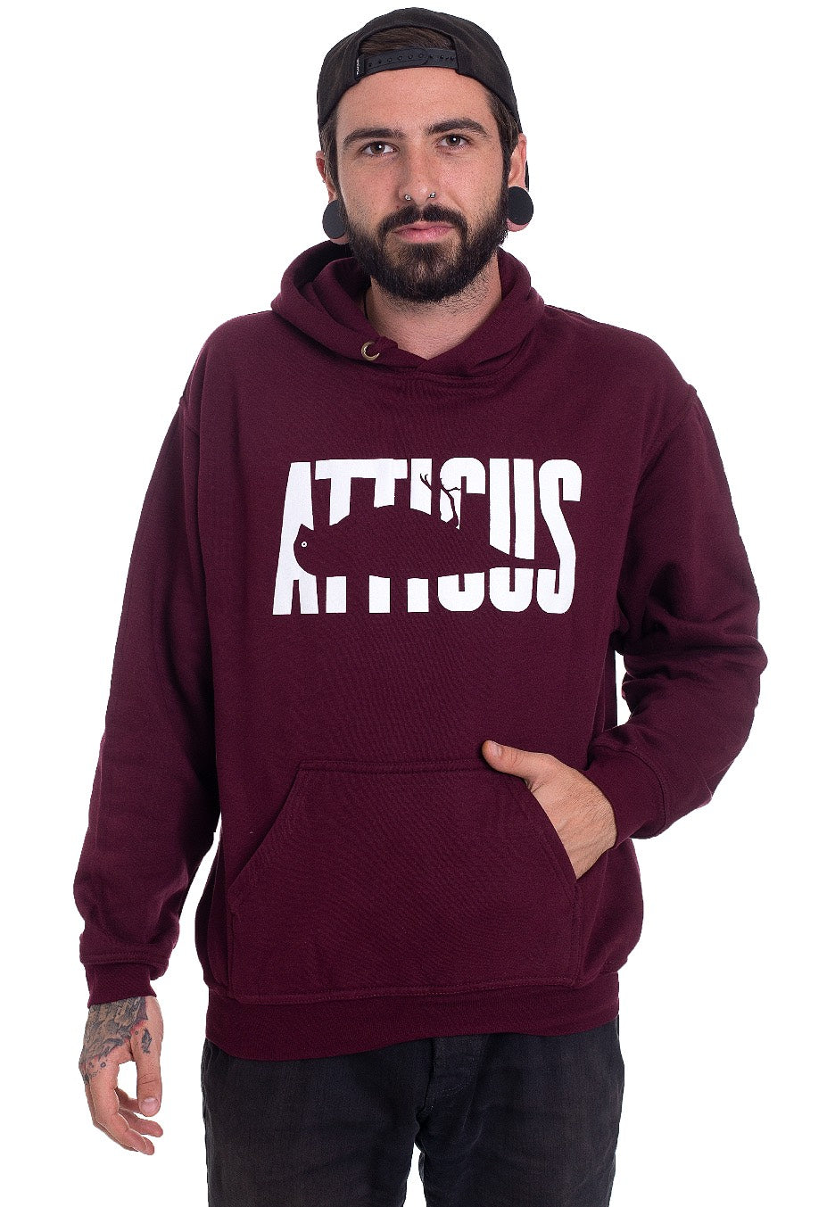 Atticus - Punch Burgundy - Hoodie | Men-Image