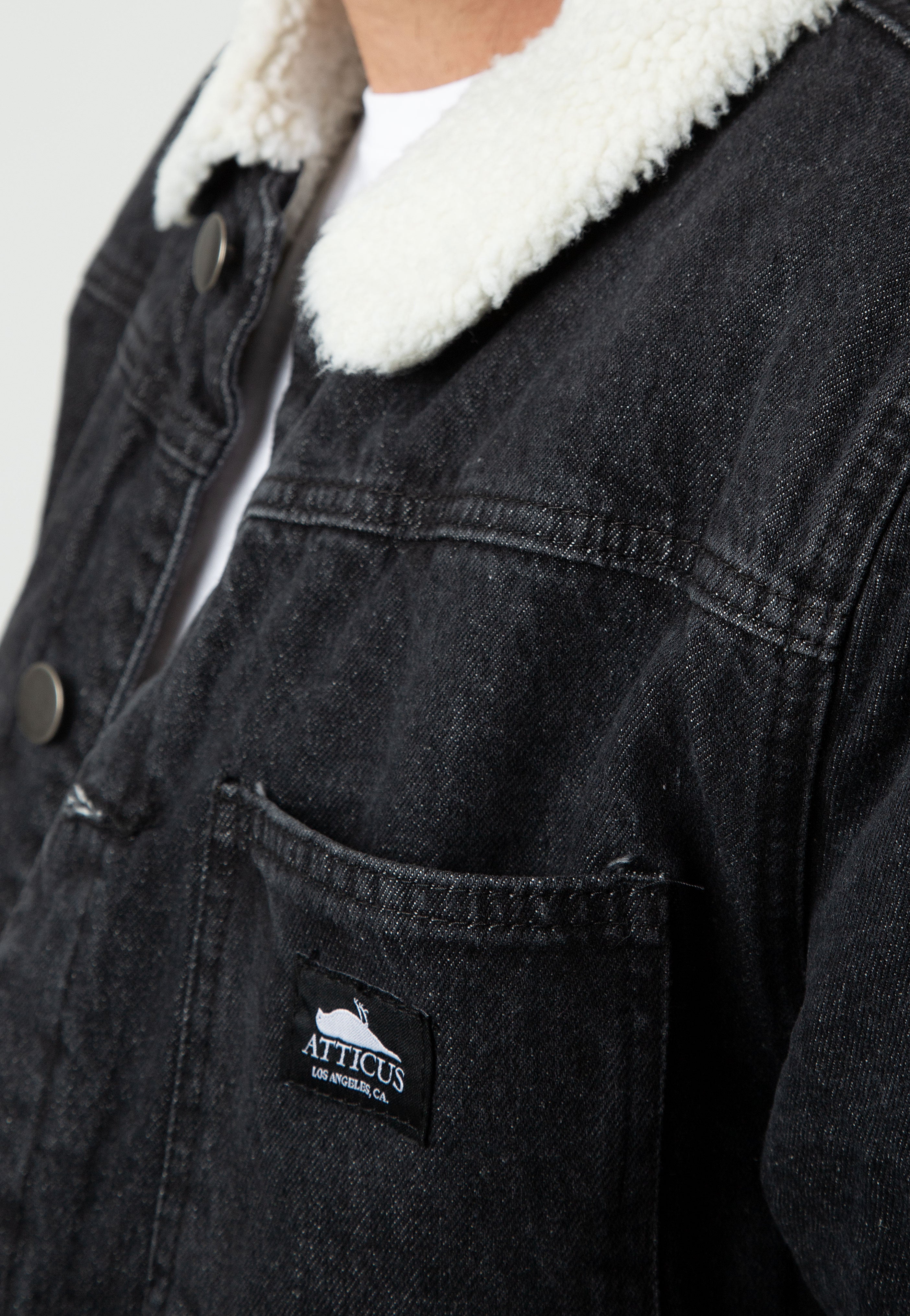 Atticus - Small Town Denim Black - Jacket | Men-Image