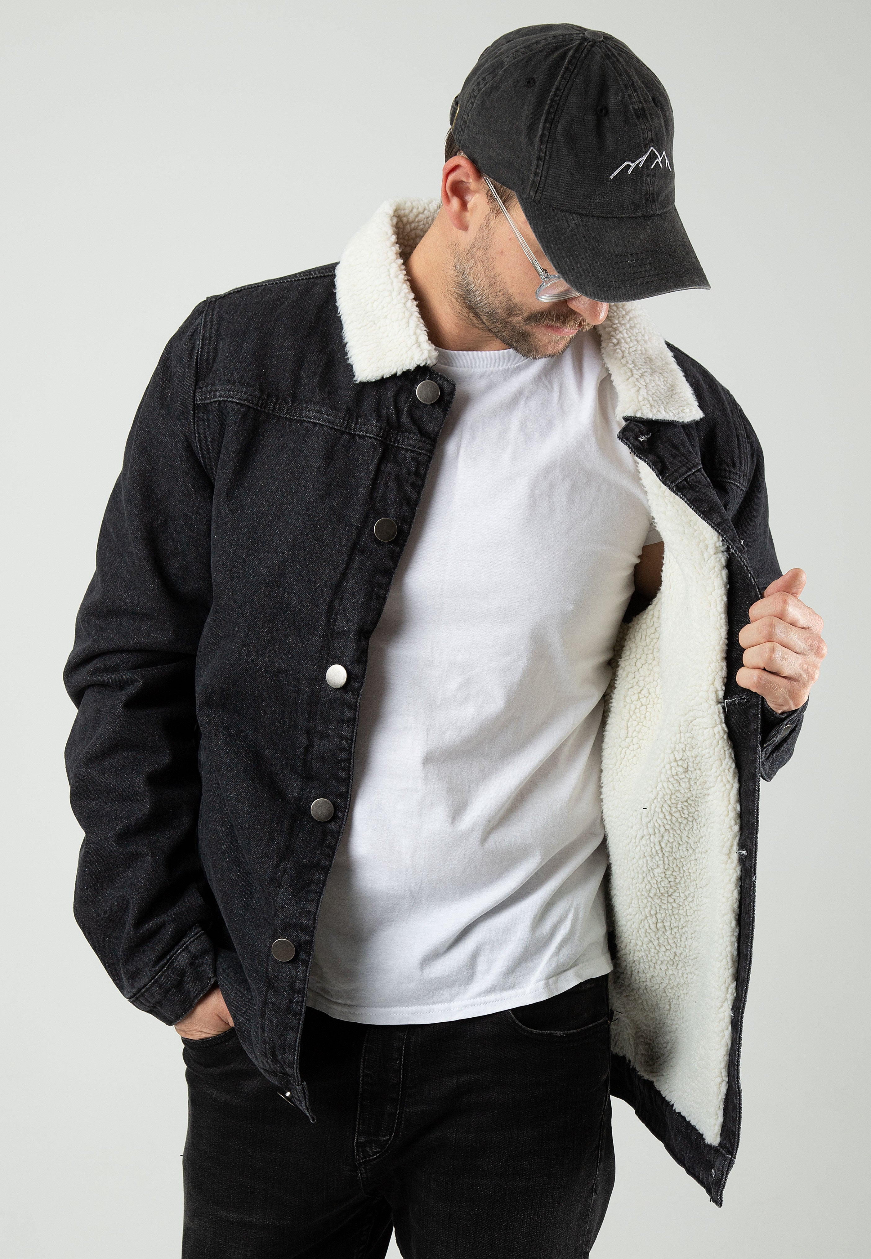 Atticus - Small Town Denim Black - Jacket | Men-Image