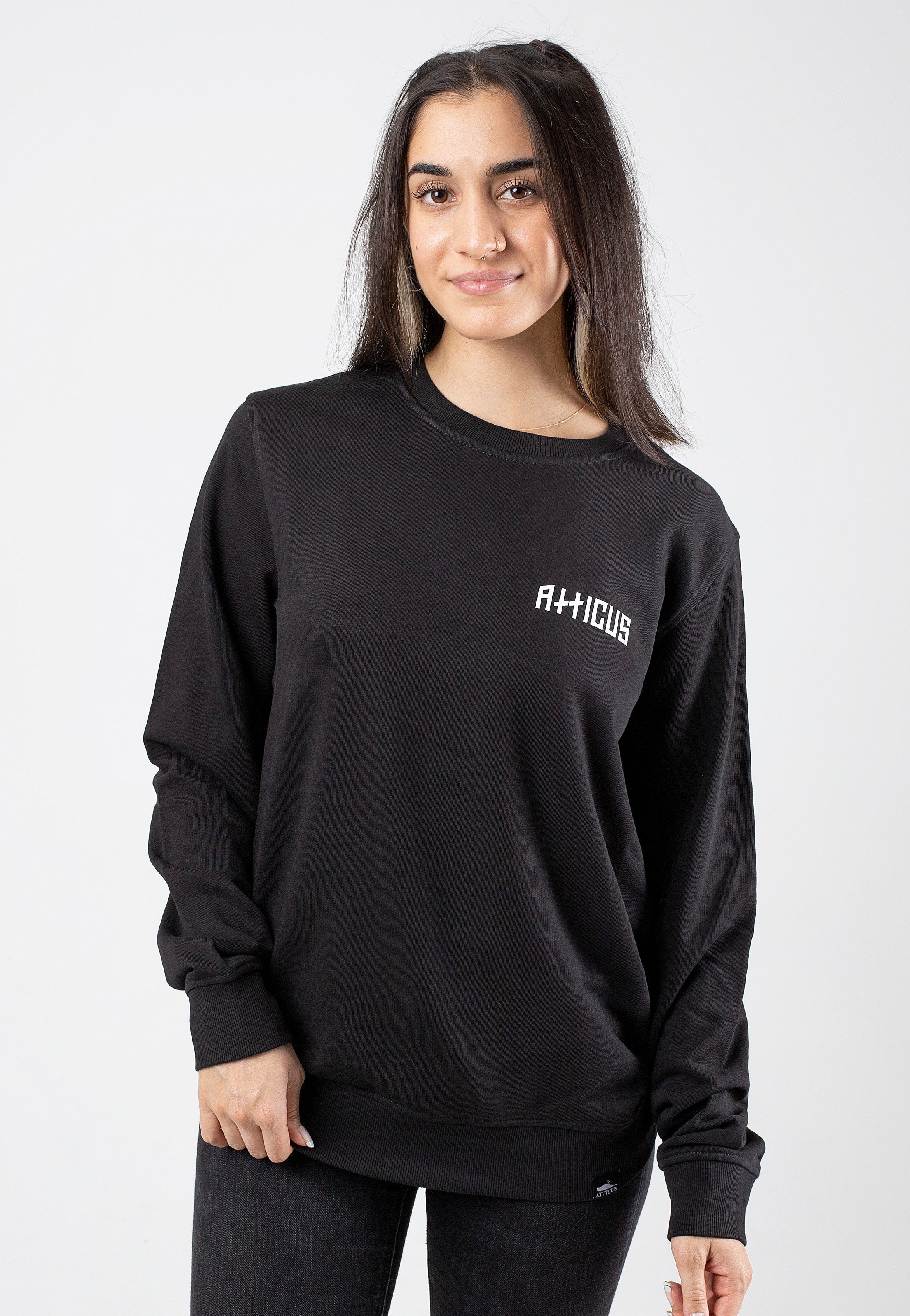 Atticus - Womens Slant Black - Sweater | Women-Image