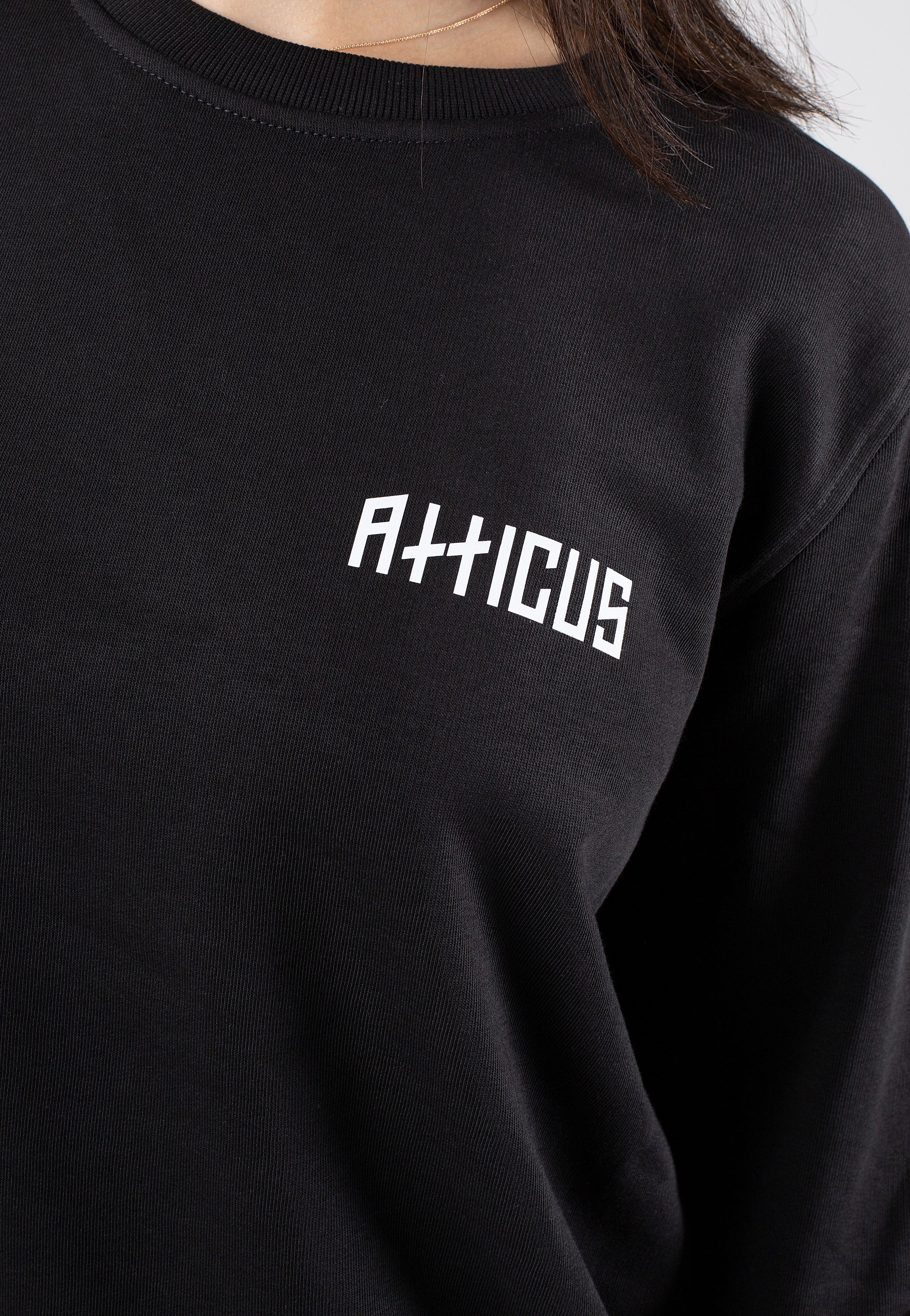 Atticus - Womens Slant Black - Sweater | Women-Image