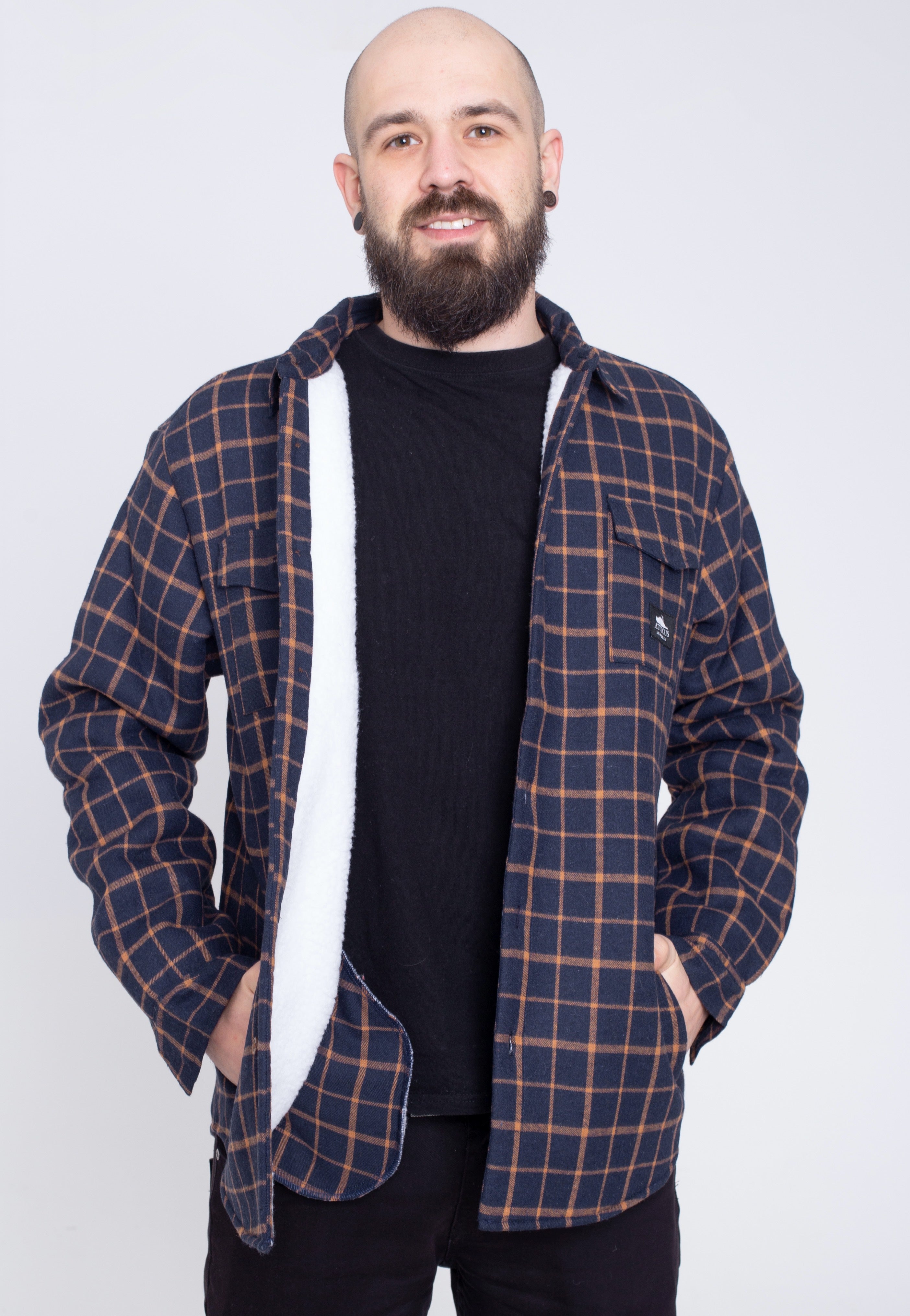 Atticus - Fairview Flannel Navy - Shirt | Men-Image