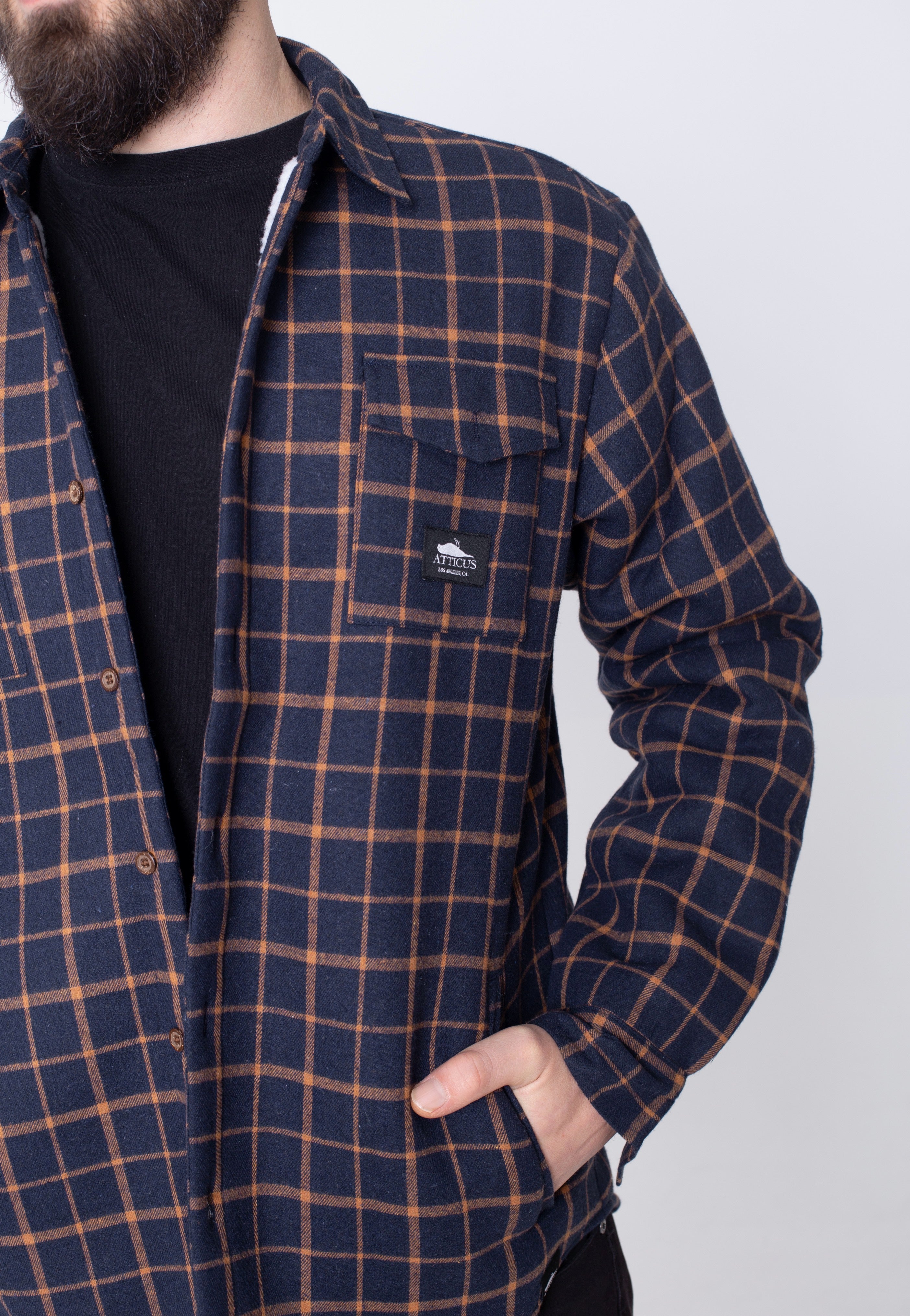 Atticus - Fairview Flannel Navy - Shirt | Men-Image