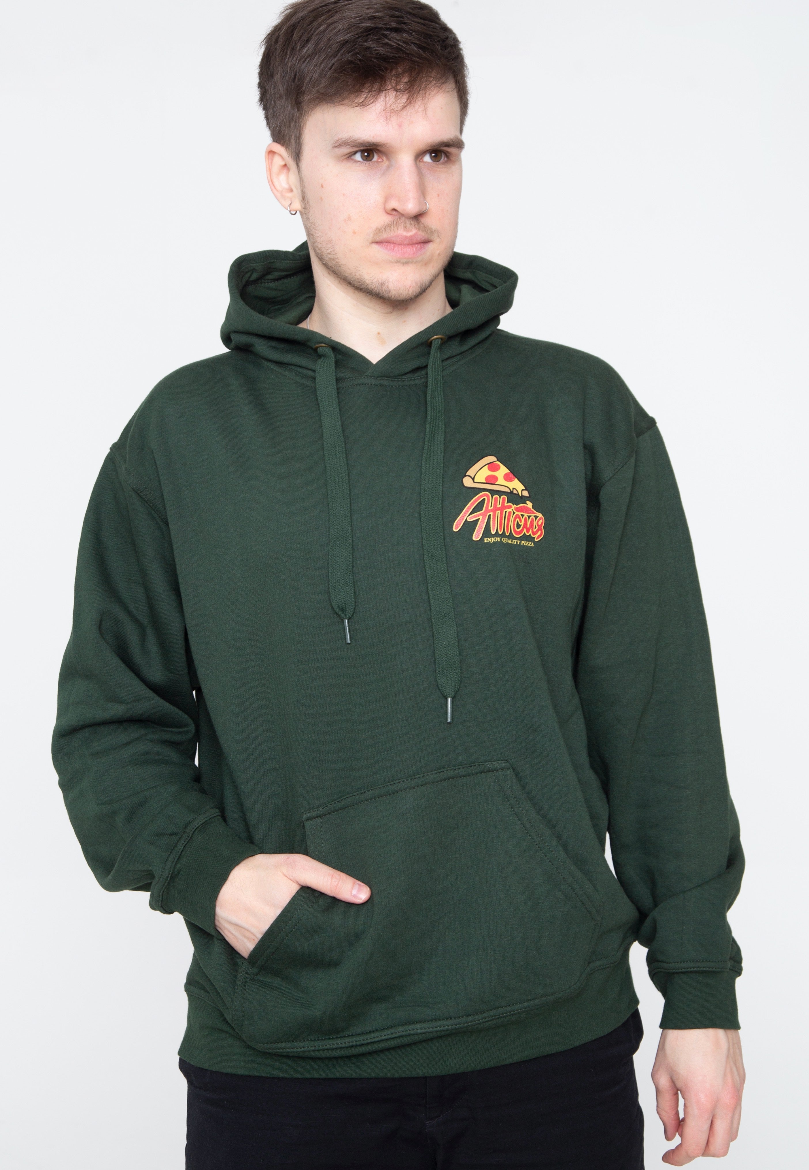 Atticus - Quality Pizza Hunter Green - Hoodie | Men-Image