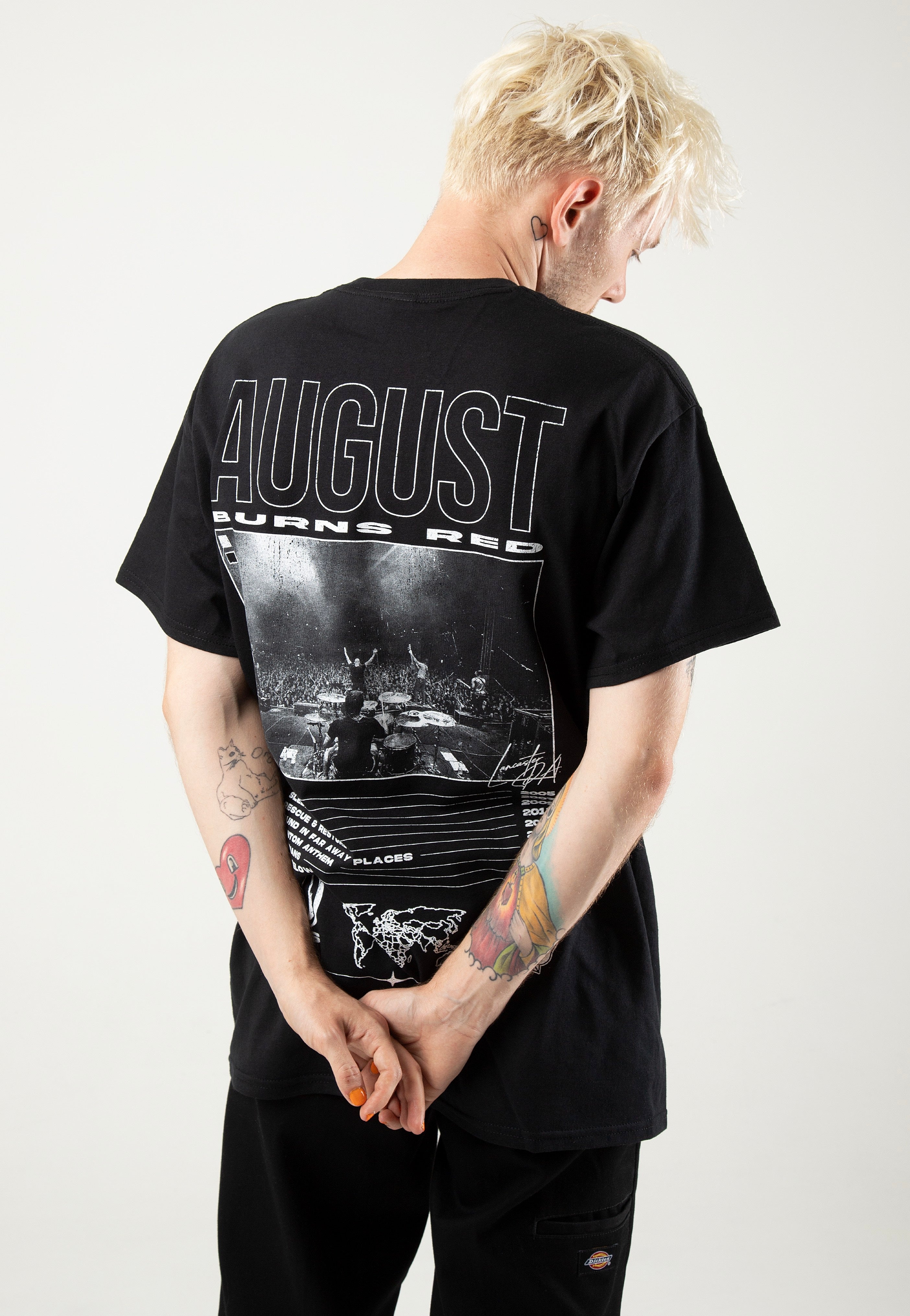 August Burns Red - 20 Years Album Titles - T-Shirt | Men-Image