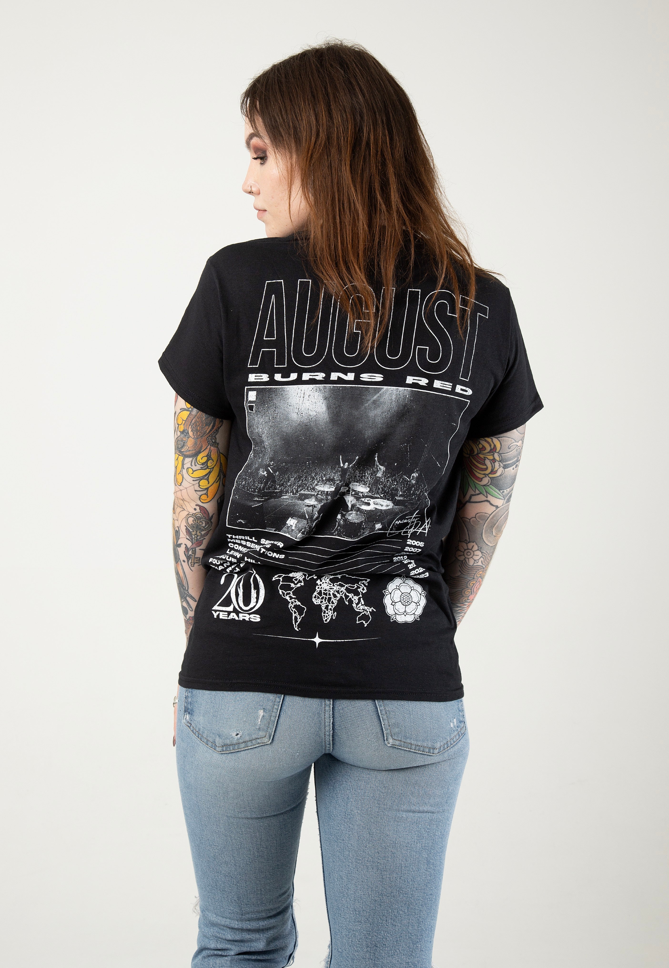 August Burns Red - 20 Years Album Titles - T-Shirt | Women-Image