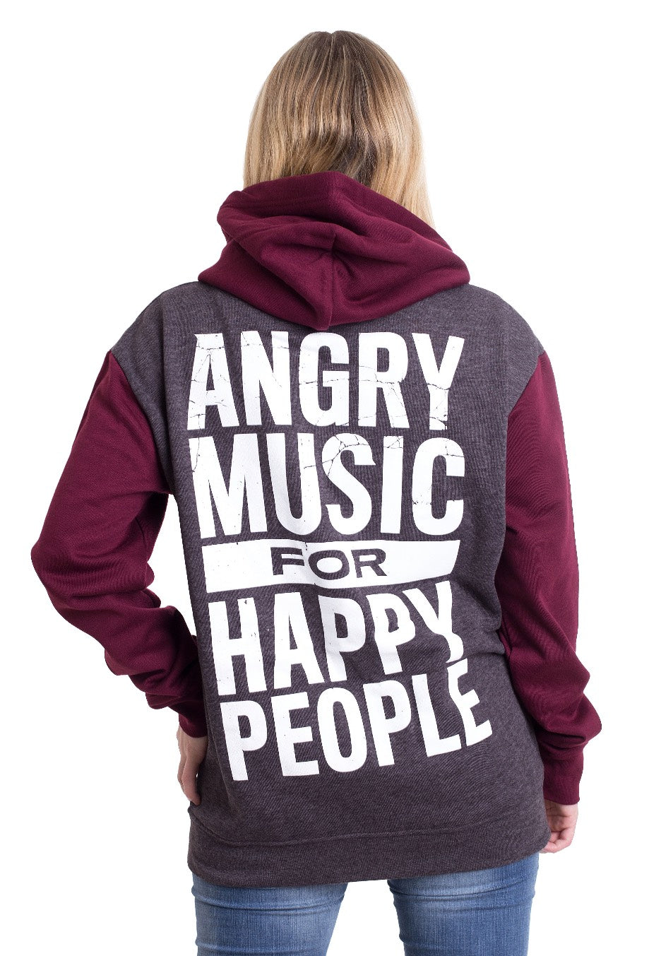 August Burns Red - Angry Music Charcoal/Burgundy - Zipper | Women-Image