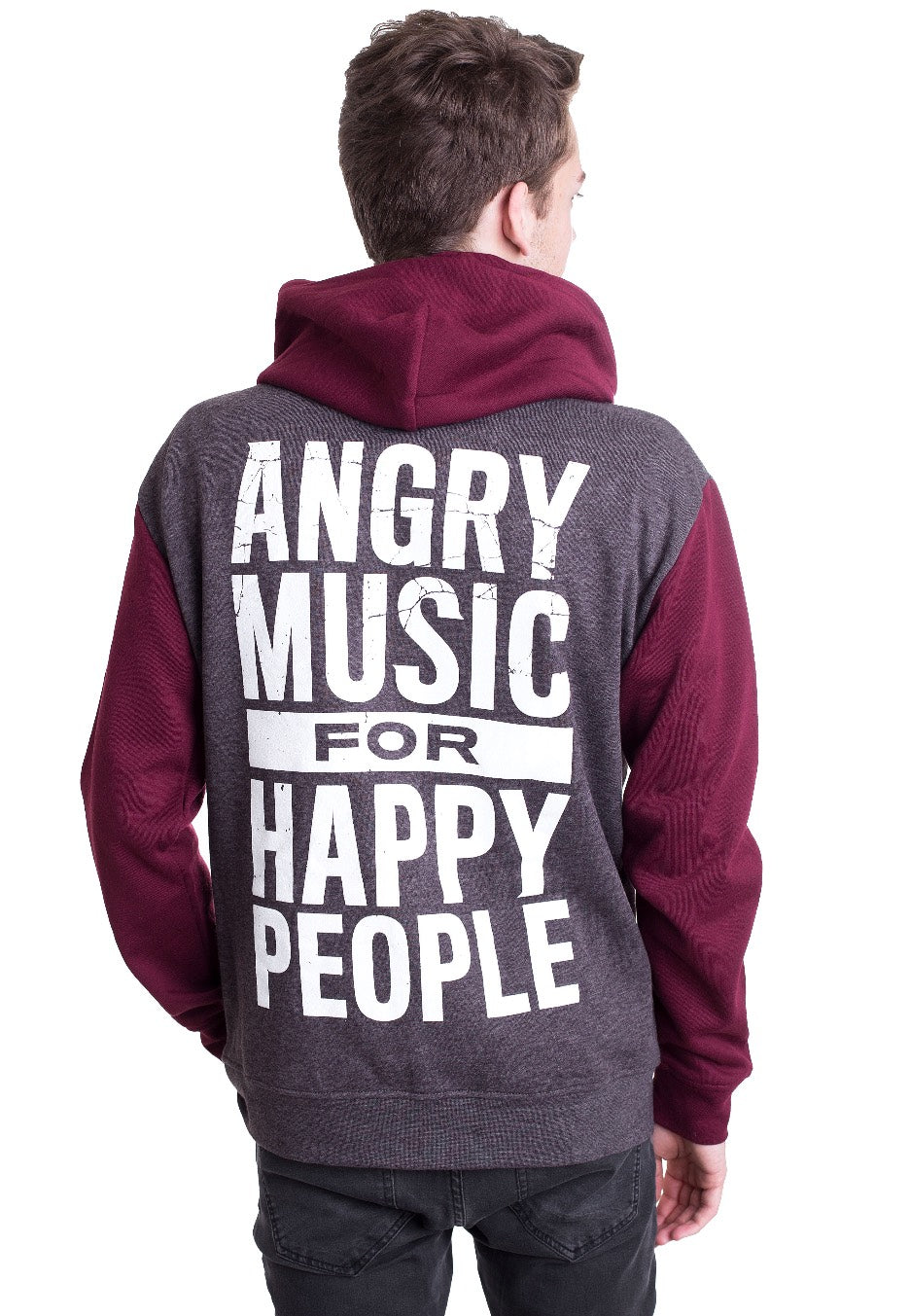 August Burns Red - Angry Music Charcoal/Burgundy - Zipper | Men-Image